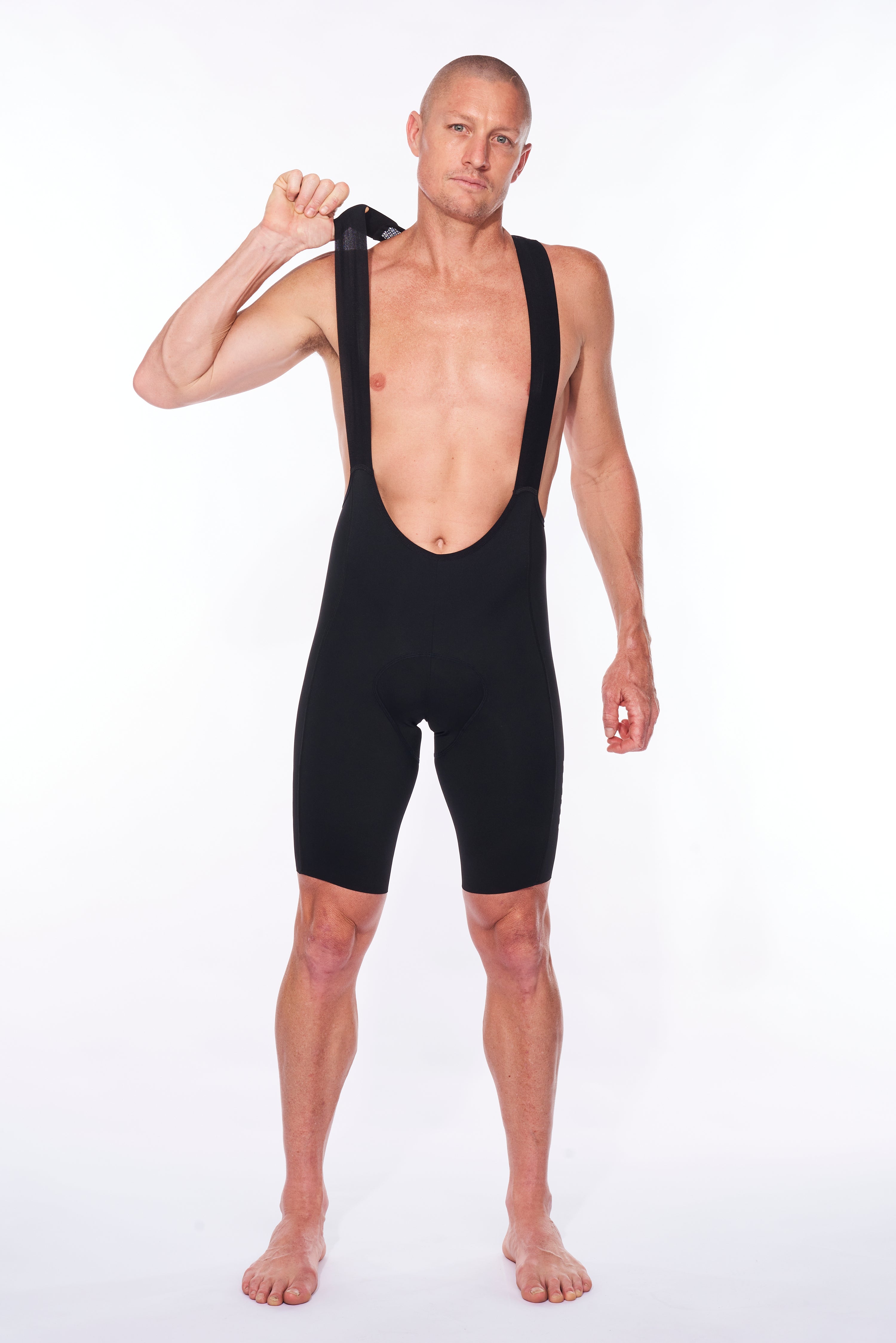 Men's LTD Velocity 2.0 Cycling Bib Shorts - Matte Black
