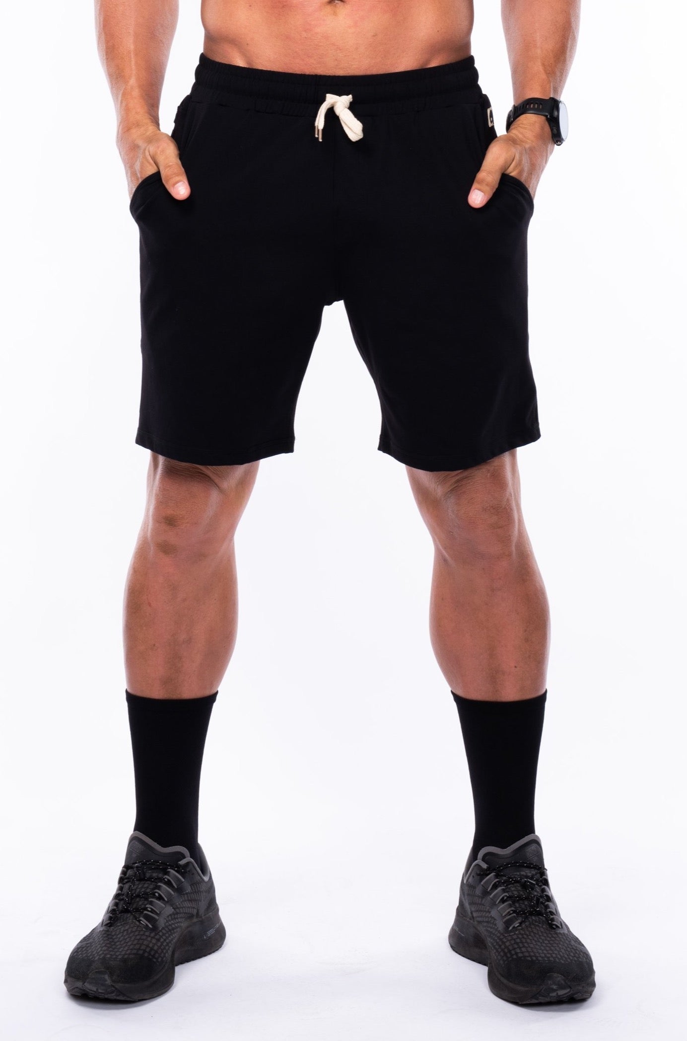 WYN by MALO men's limitless jogger short - black