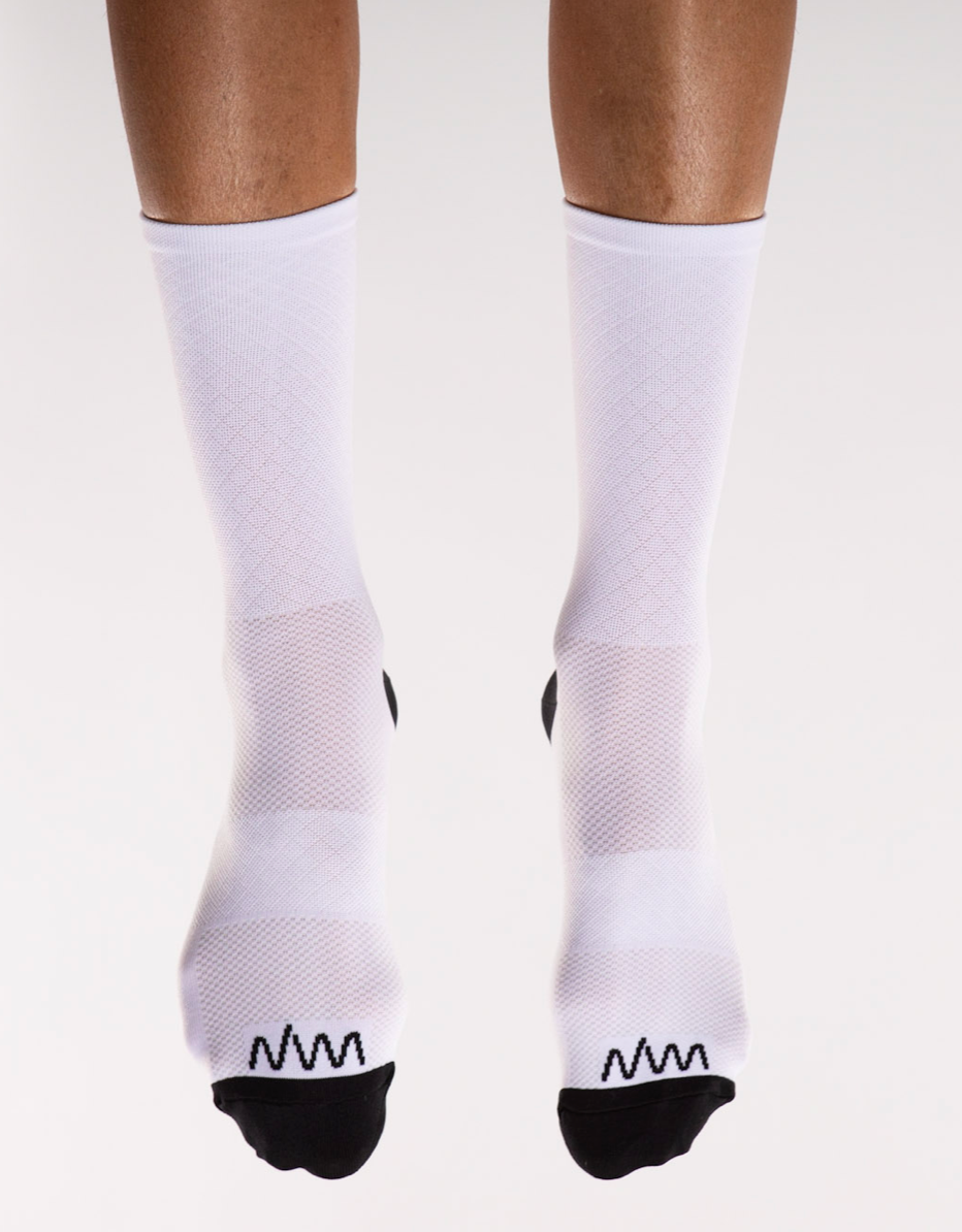 flagship sock - white