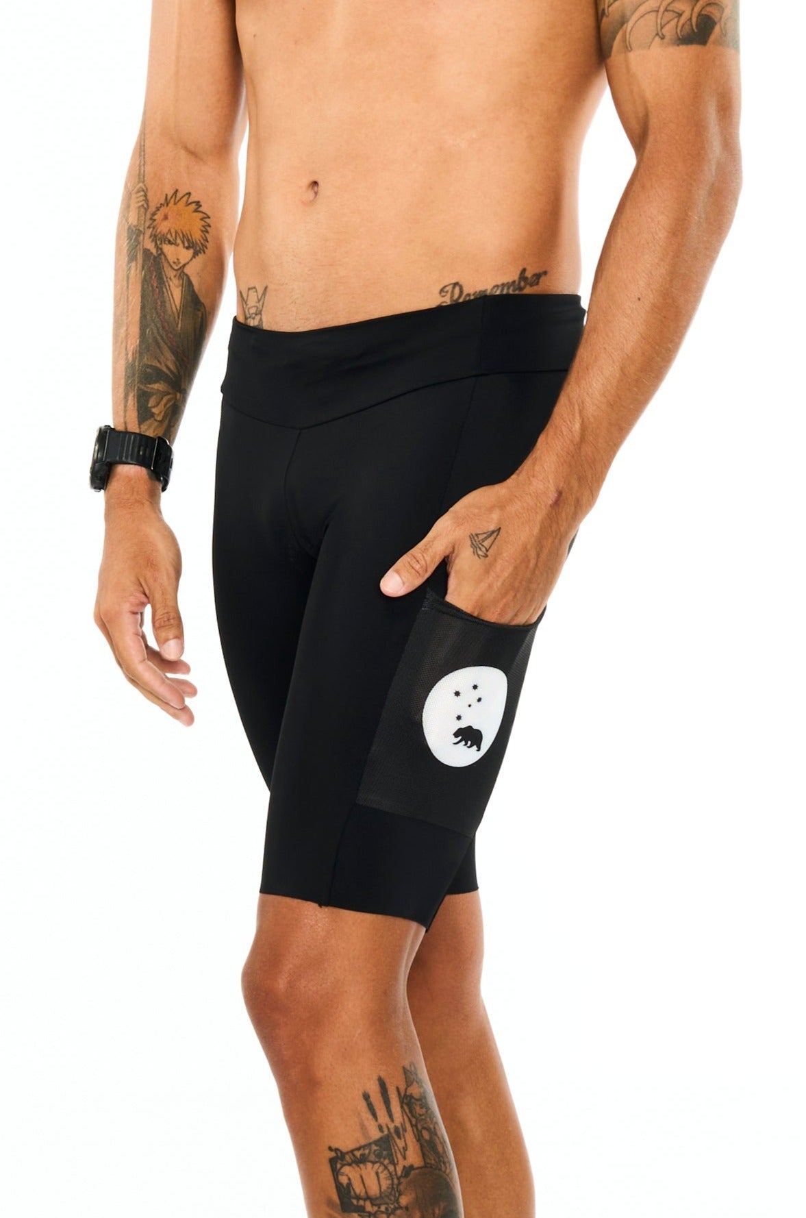 men's velocity X tri shorts - black