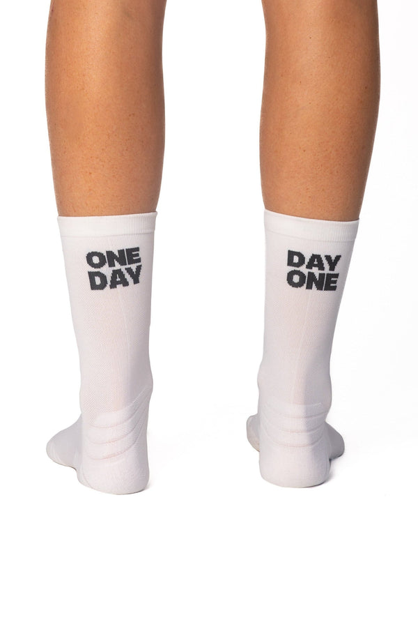 Day One One Day Sock - White