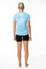 WYN by MALO Women's fly tee - sky blue