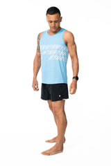 WYN by MALO Men's fly tank - sky blue