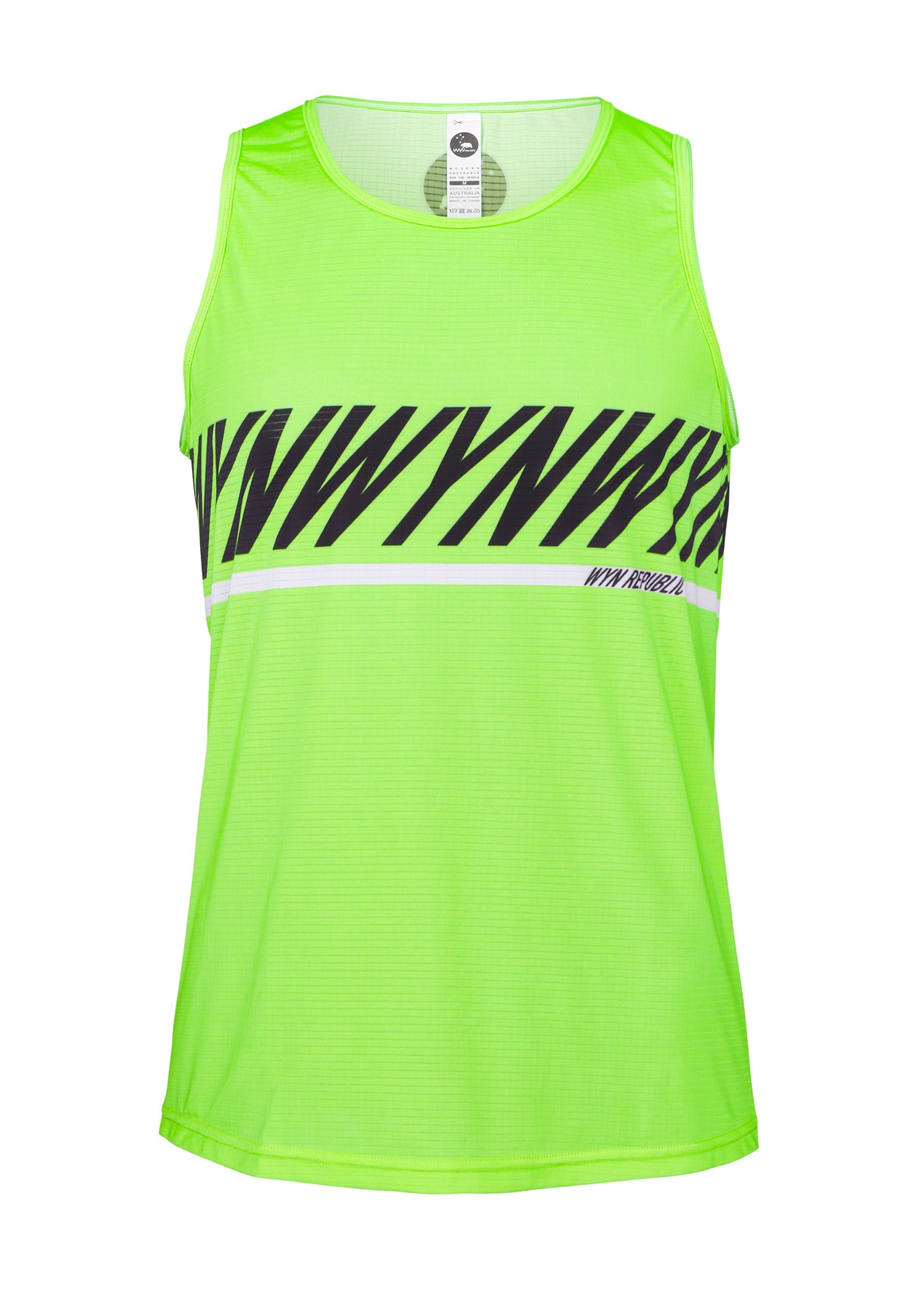 Men's WYN Active Fly Tank - Lime