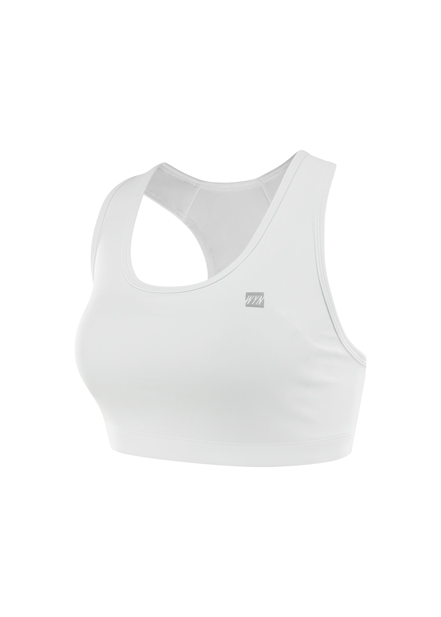 Women's Racergirl Racerback Sports Bra - white