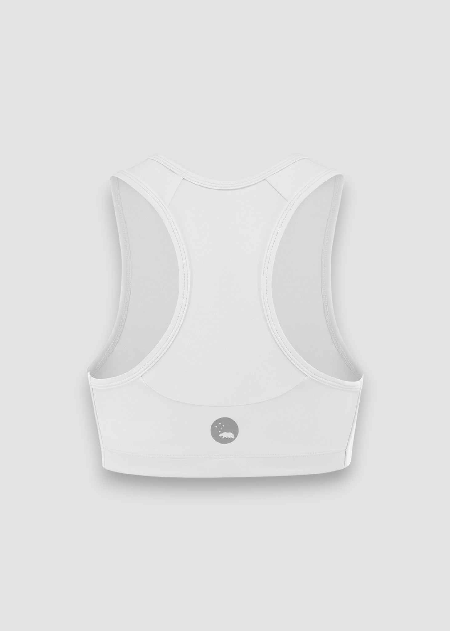 Women's Racergirl Racerback Sports Bra - white