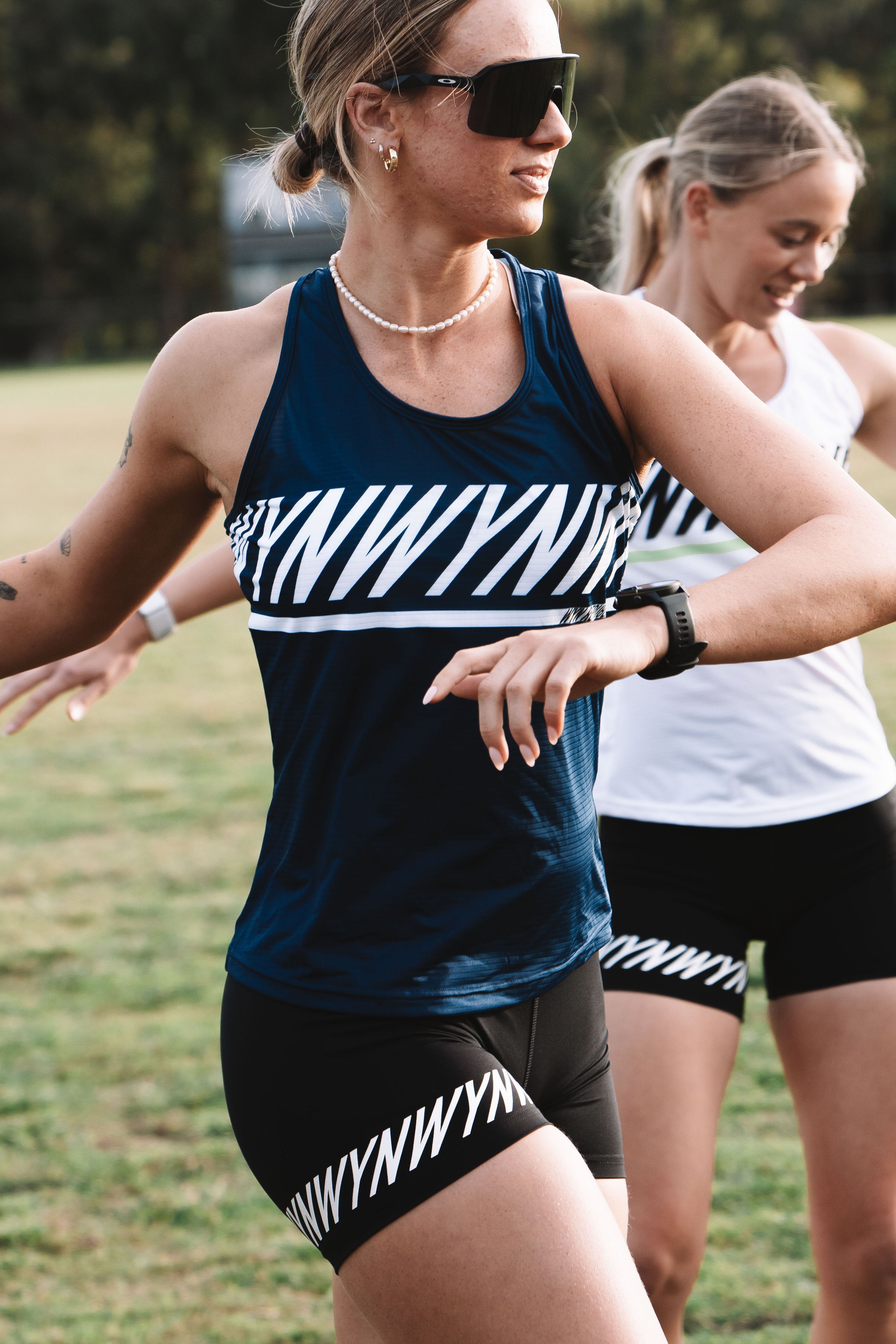 Women's WYN Active Fly Tank - Navy