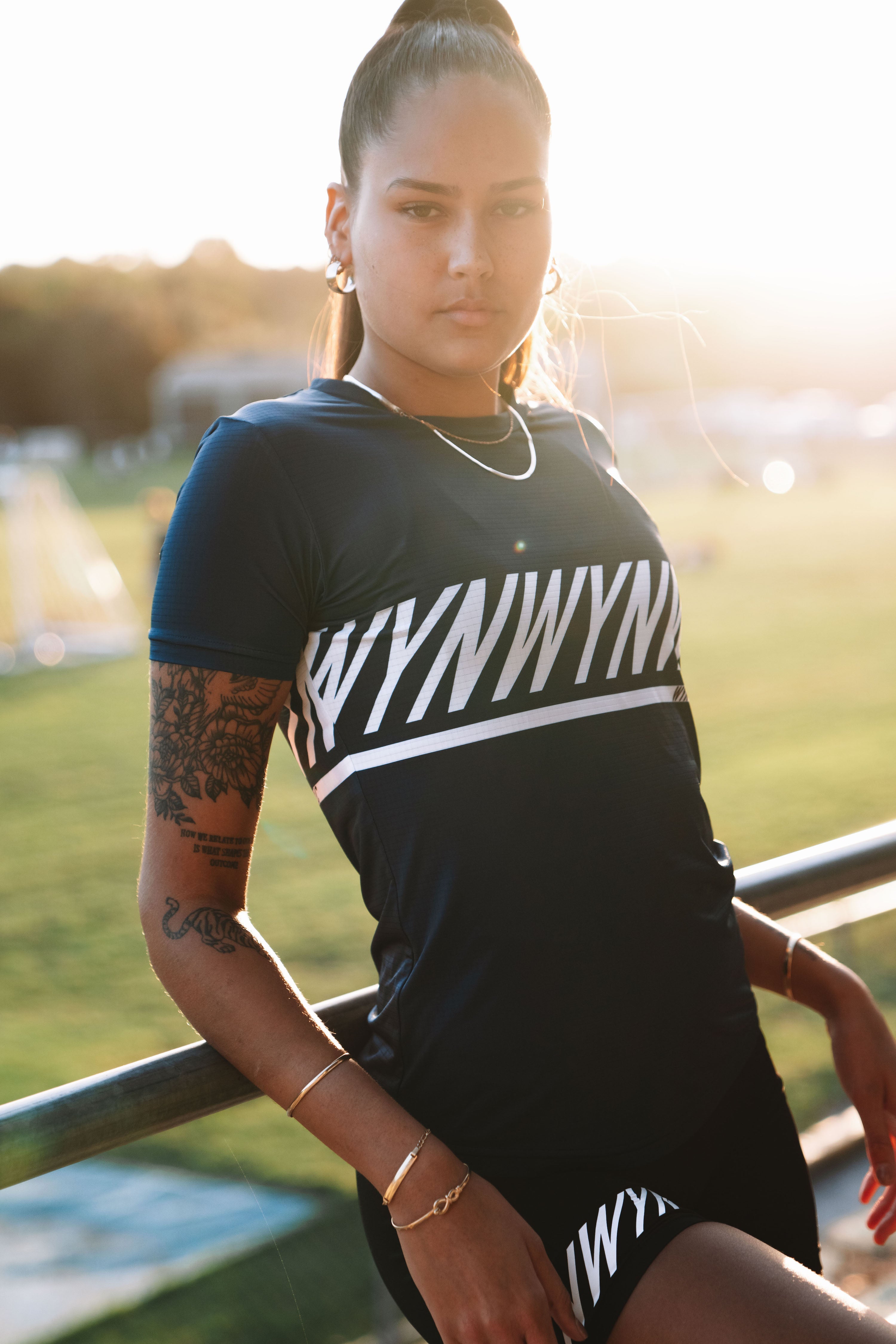 Women's WYN Active Fly Tee - Navy