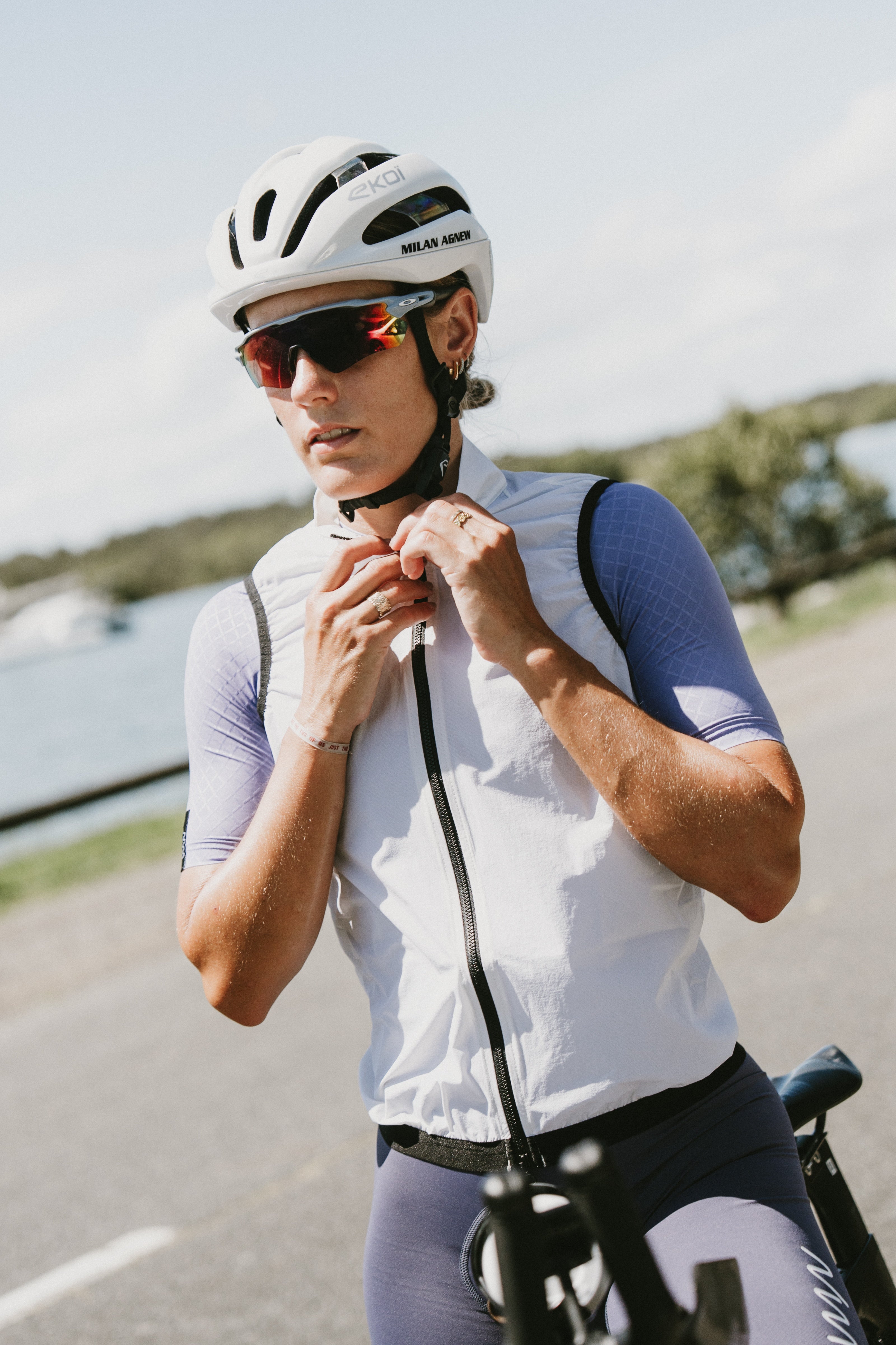 Women's AeroShield Gilet - White