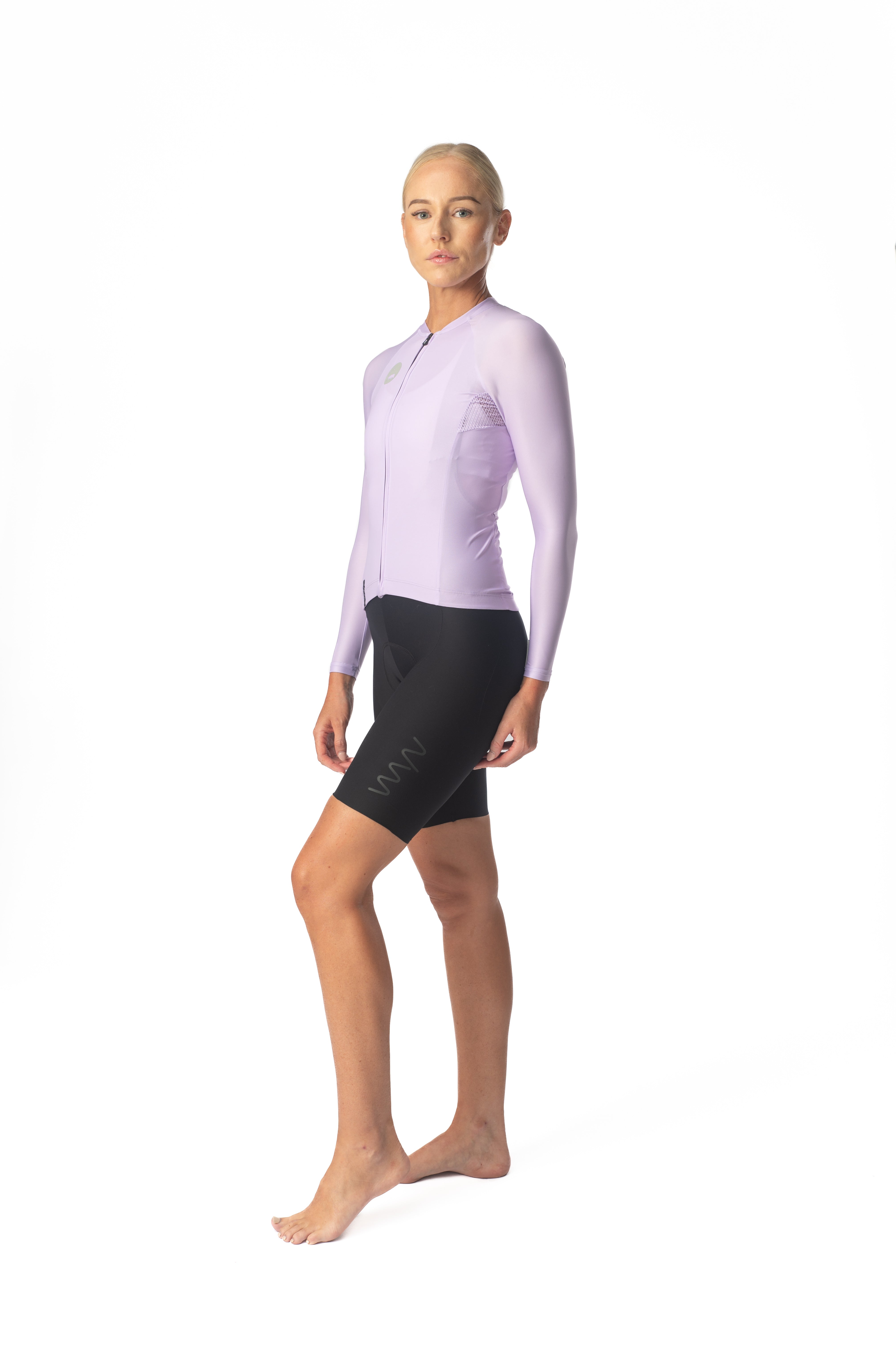 Women's Lightweight Long Sleeve Cycling Jersey - Lavender
