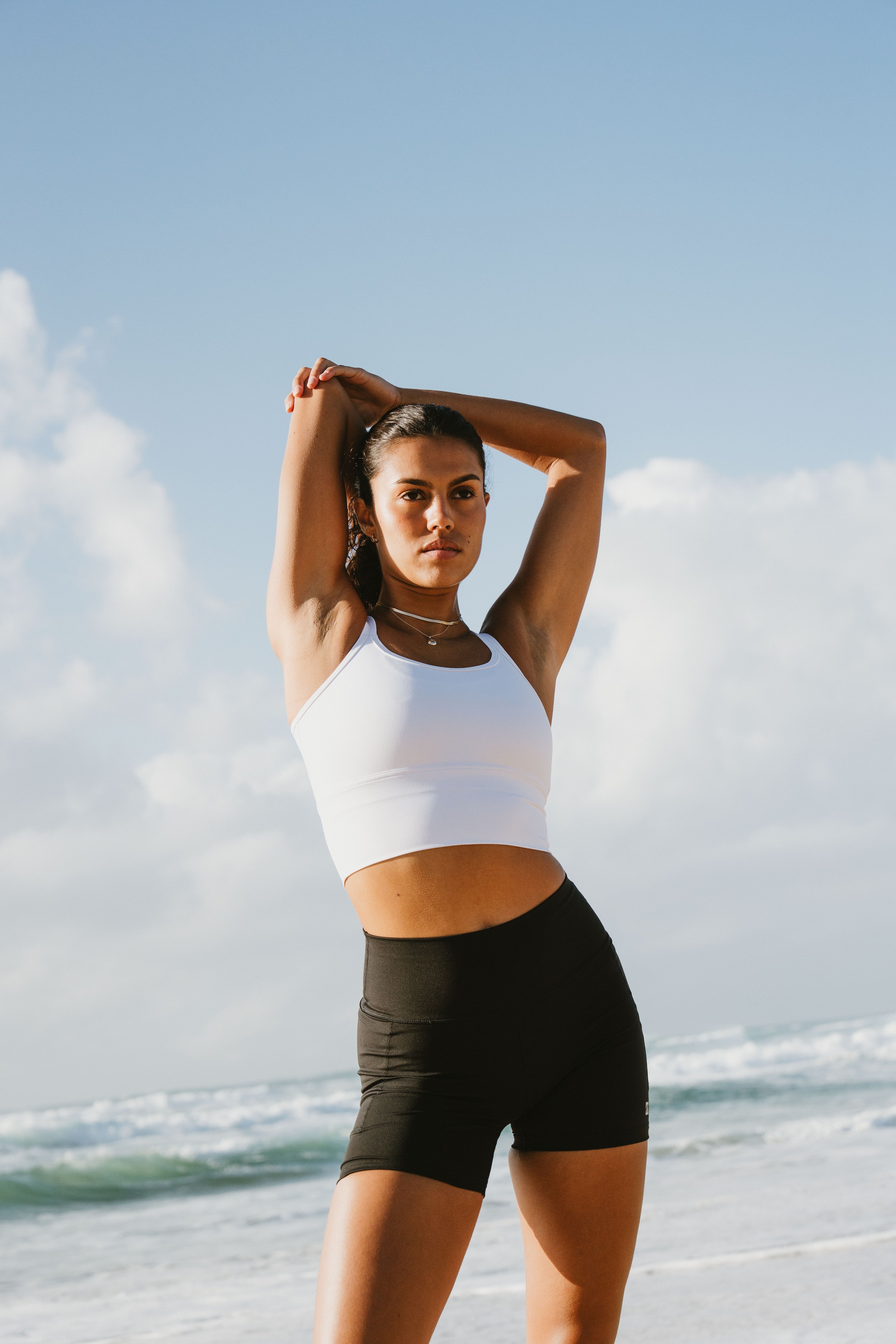 Women's On Call Crop - White