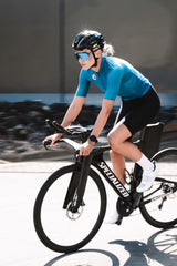 women's LUCEO hex racer cycling jersey - jade