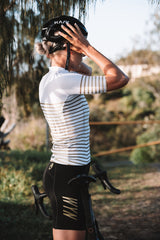women's WC23 LTD velocity 2.0 cycling bib shorts - black/gold