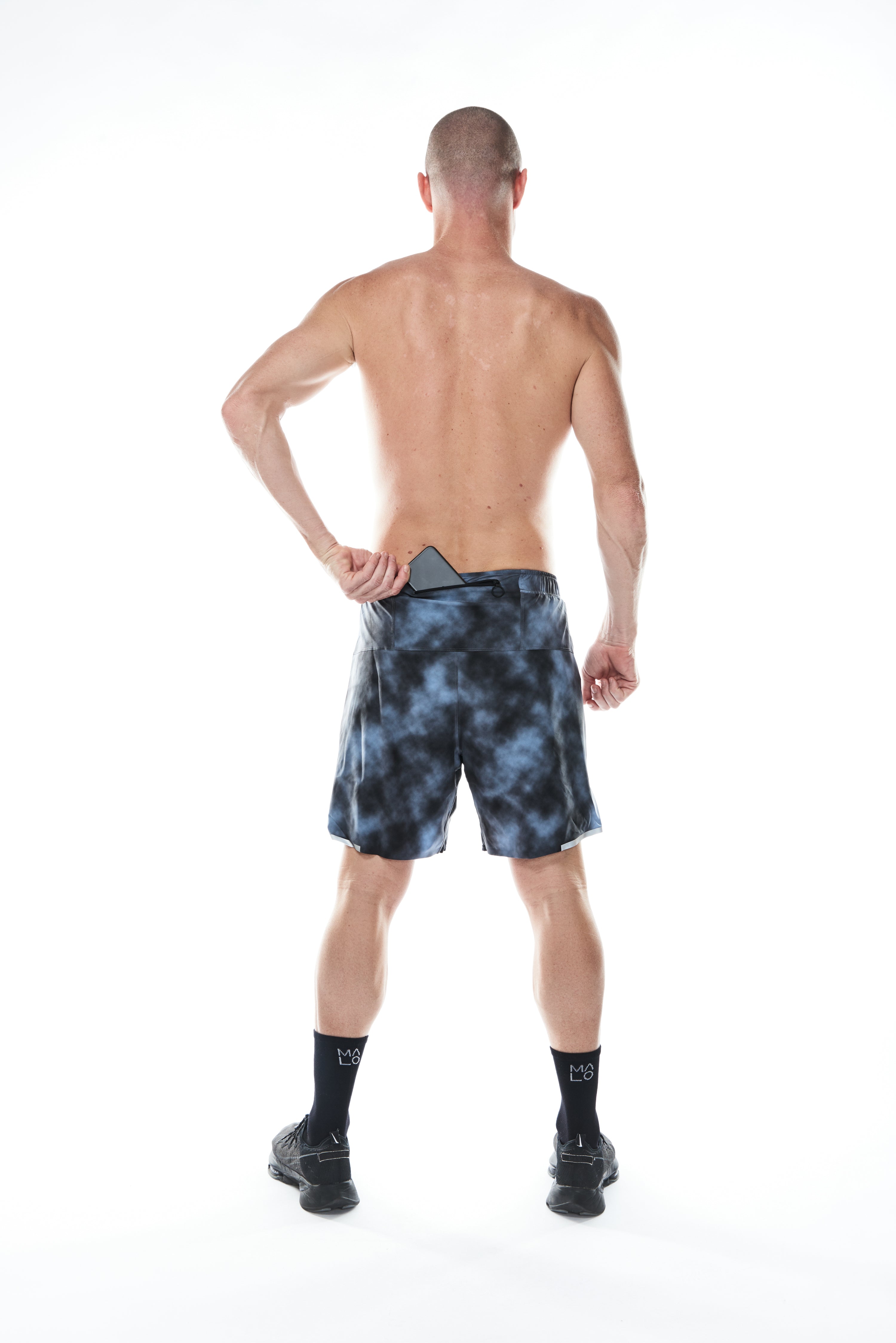 MALO Noosa 2.0 run short (7") - storm