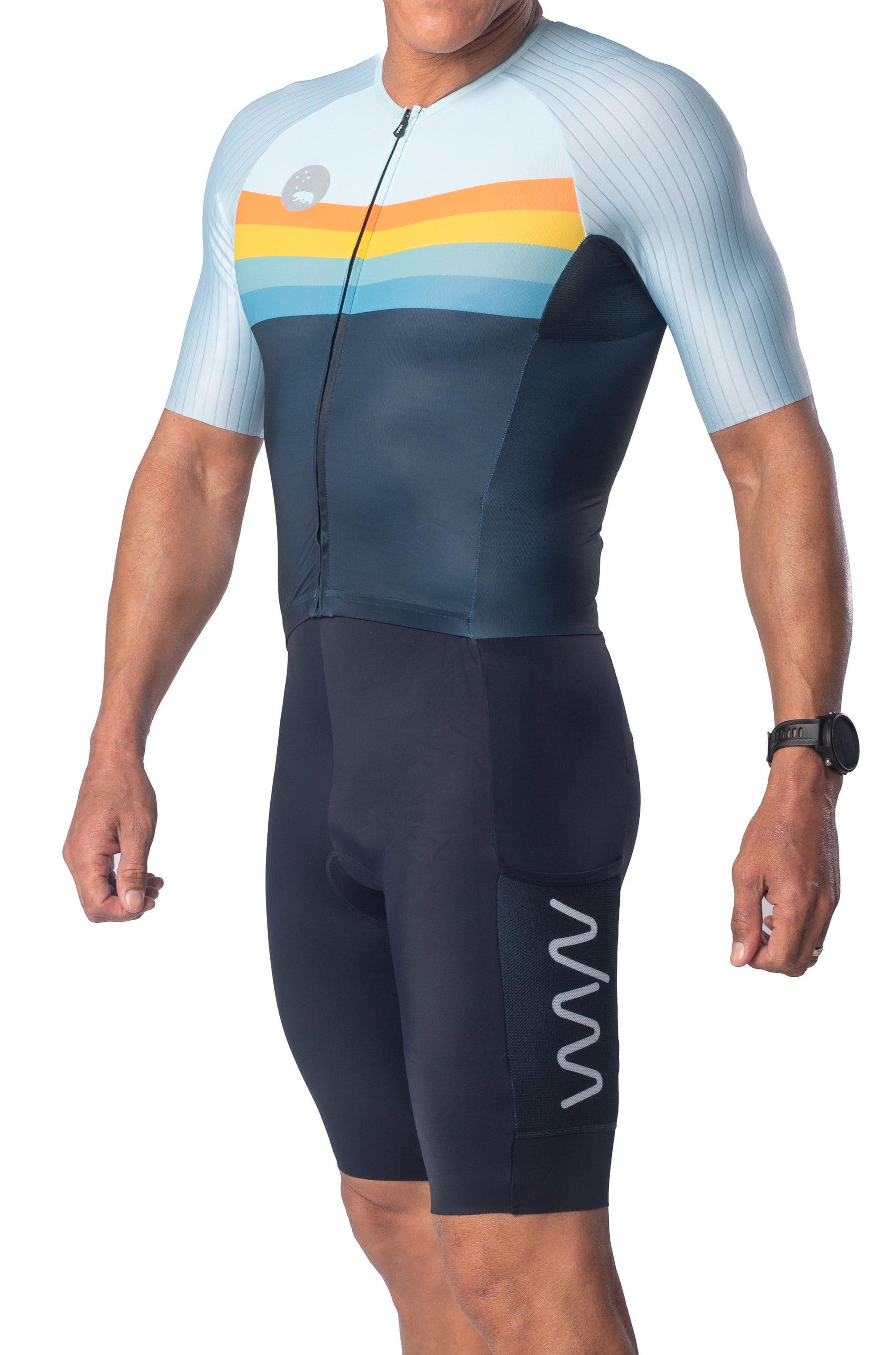 Men's LTD Hi Velocity X Triathlon Suit - NorCal Blue