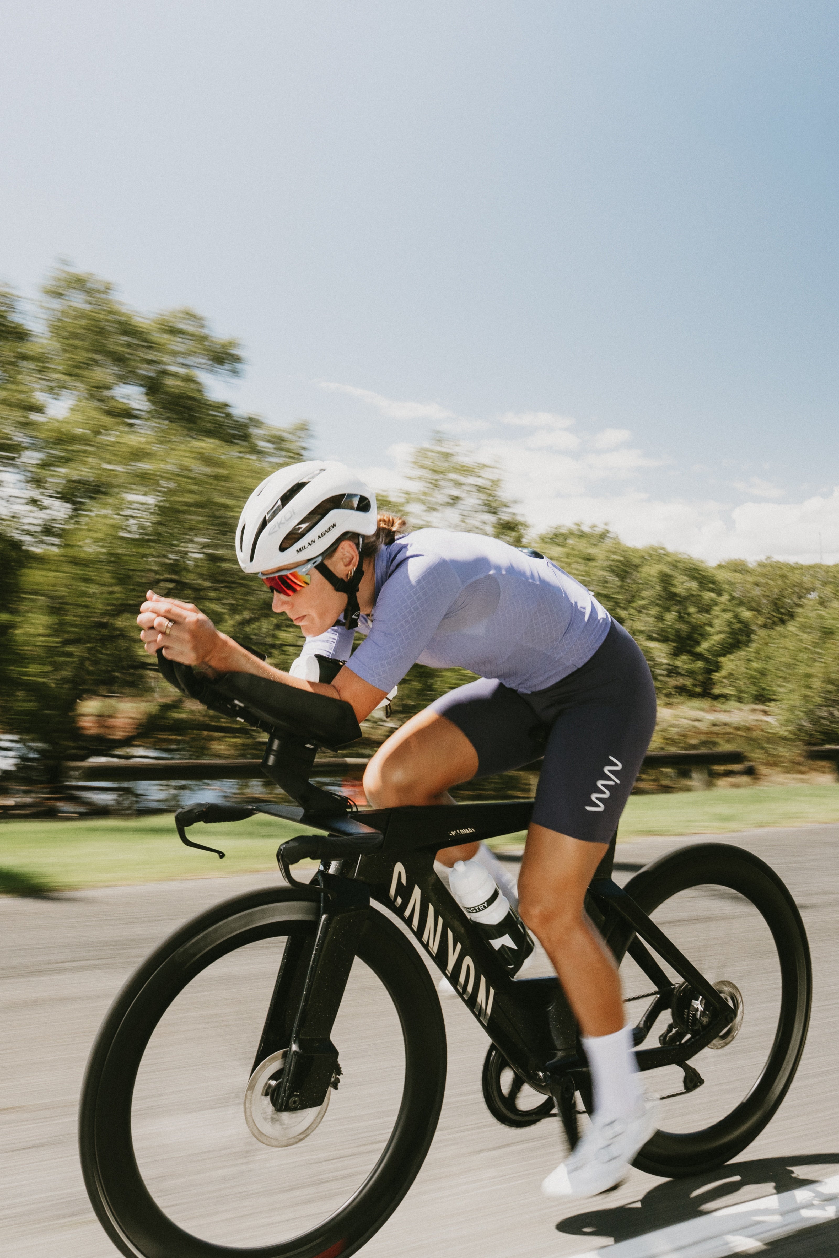 Women's LUCEO Pro Racer Cycling Jersey - Lilac