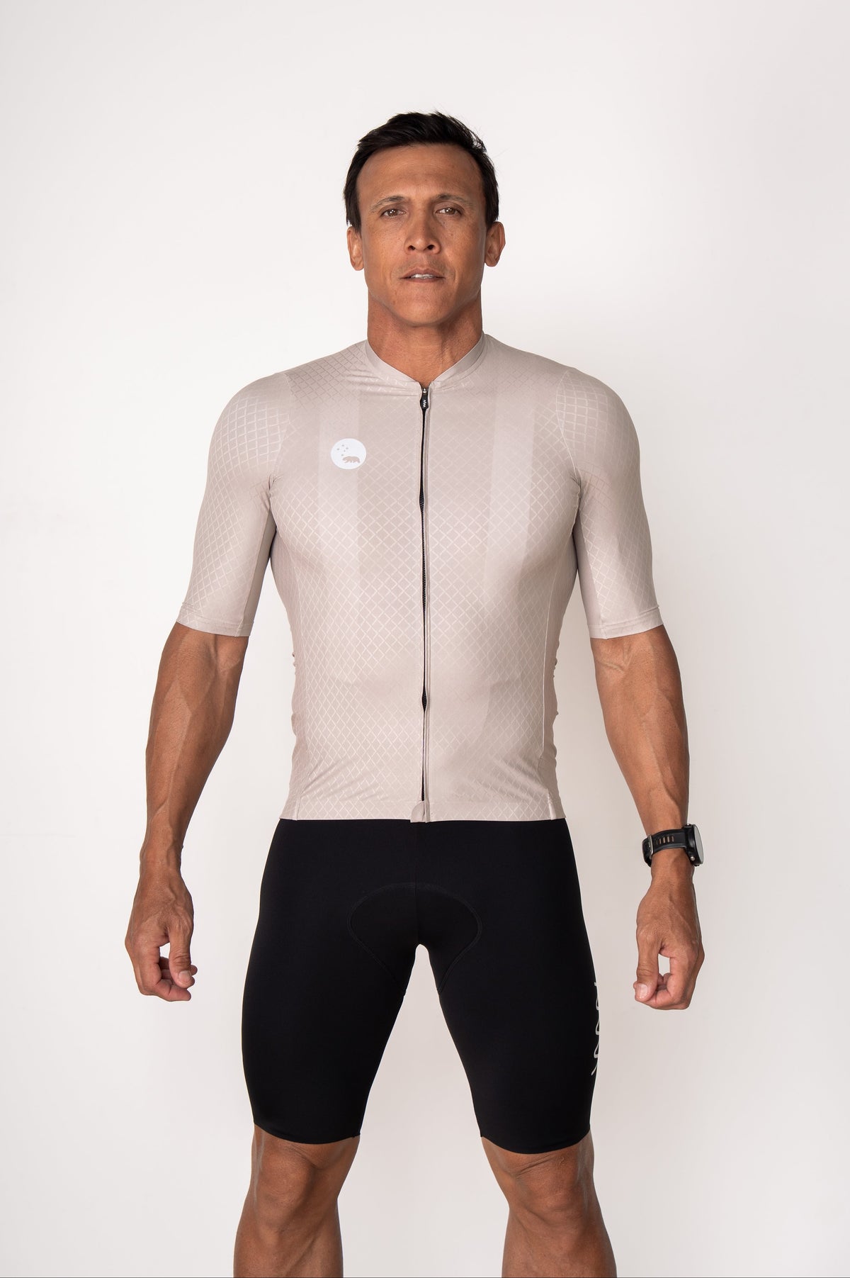Men's LUCEO Pro Racer Cycling Jersey - Champagne