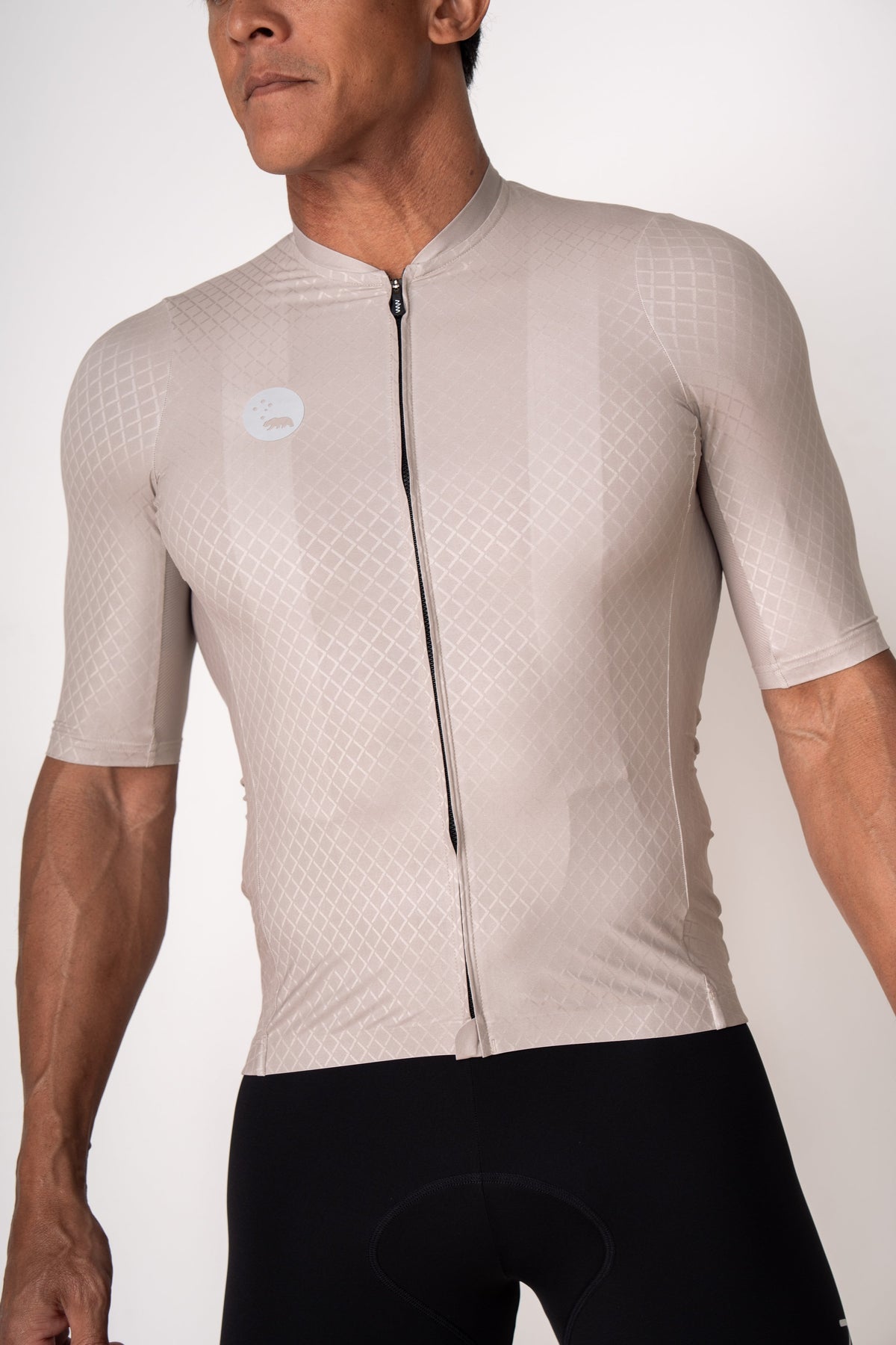 Men's LUCEO Pro Racer Cycling Jersey - Champagne
