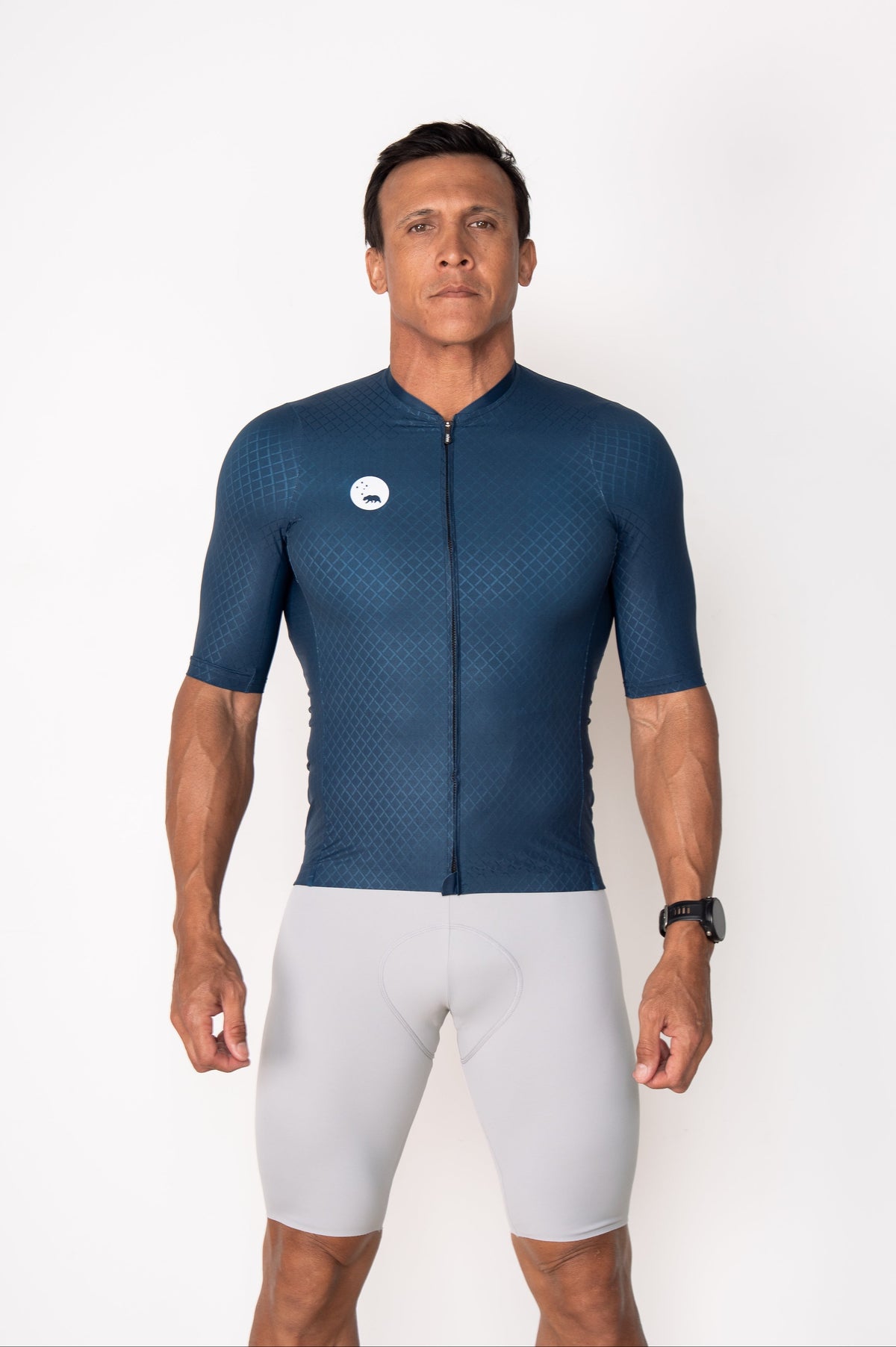 Men's LUCEO Pro Racer Cycling Jersey - Midnight Blue