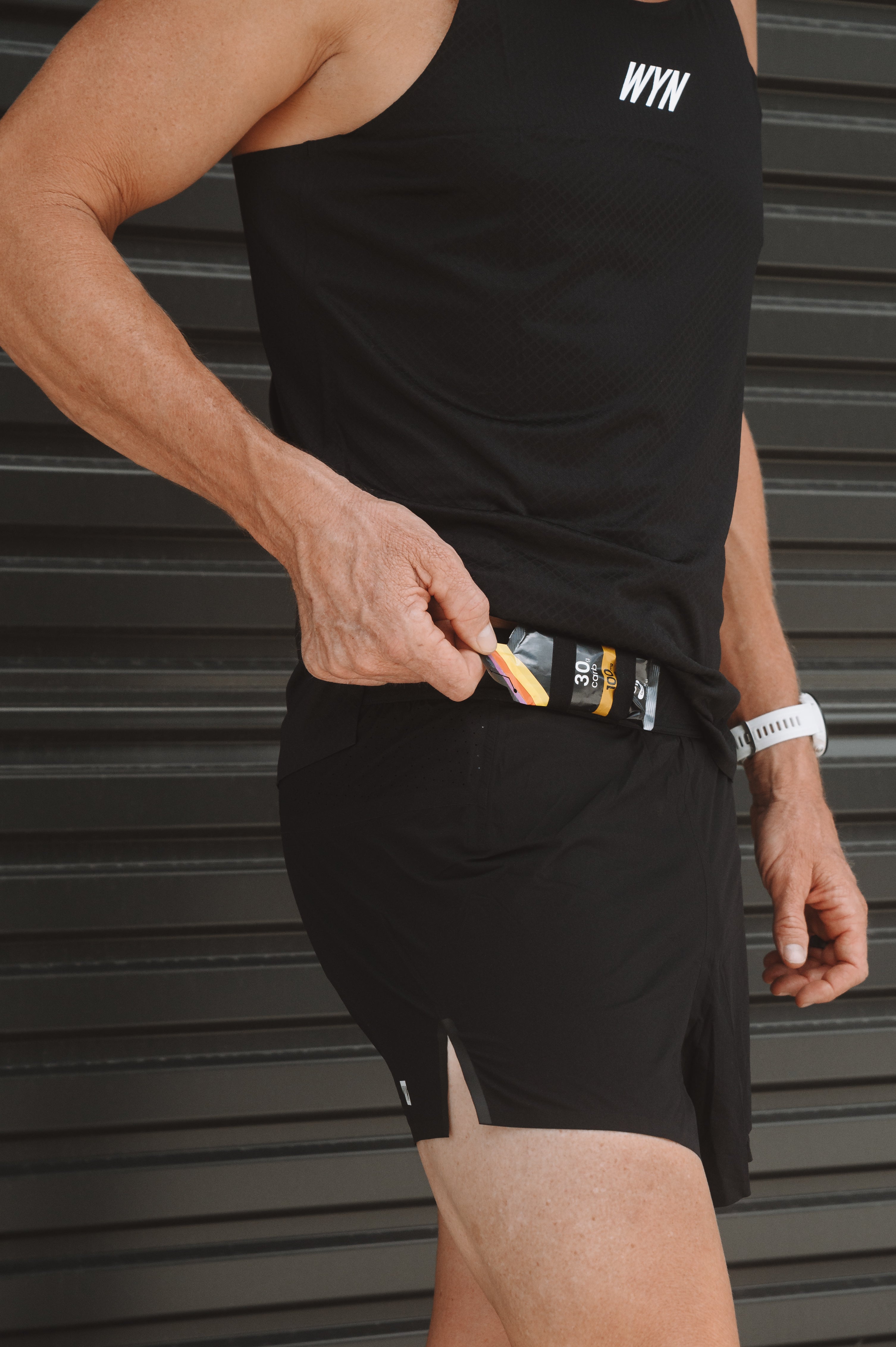 Men's Fly Run Shorts (3") - Black