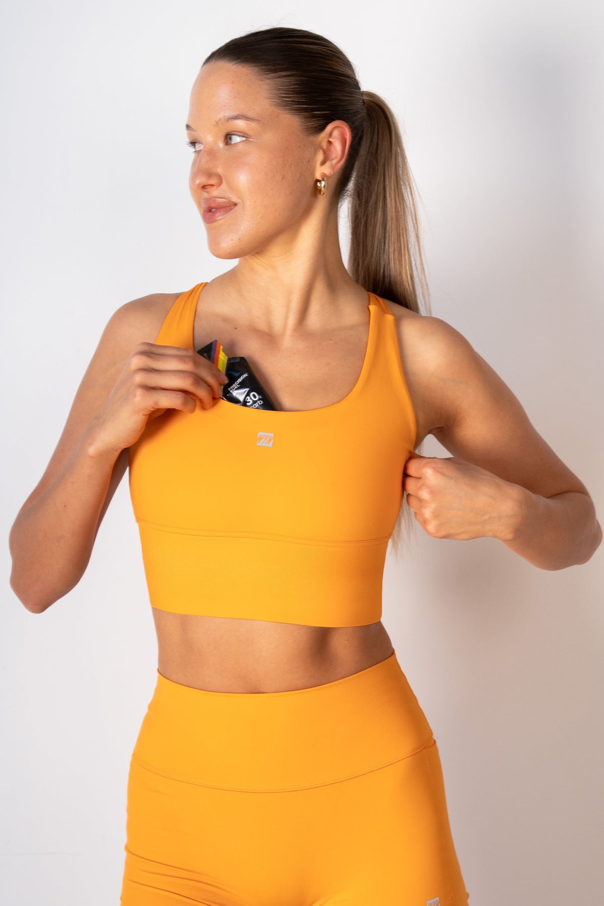 Women's All-In Crop - Mango