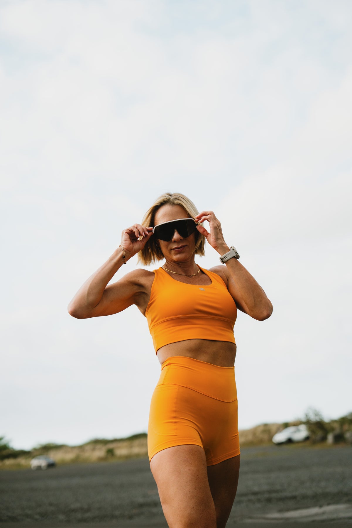 Women's Stride Seamless Front 2" Shorts - Mango