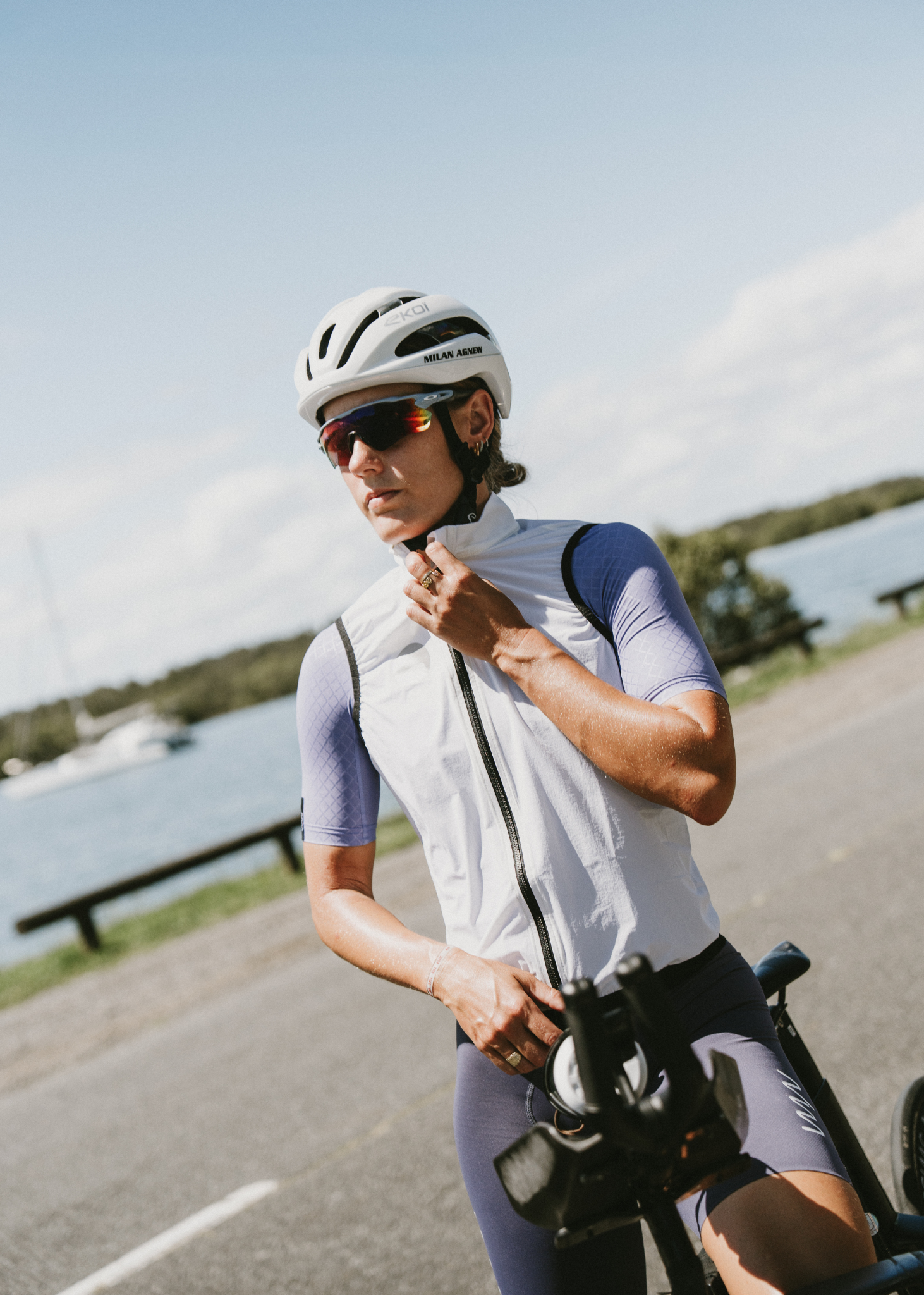 Women's AeroShield Gilet - White