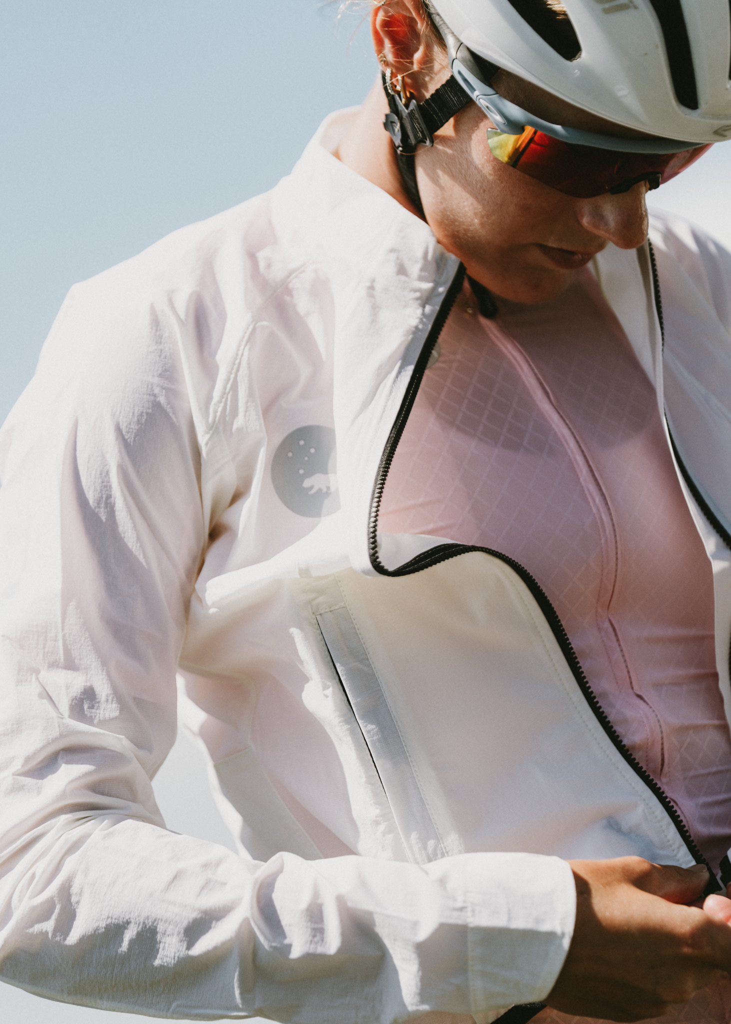 Women's AeroShield Cycling Jacket - White