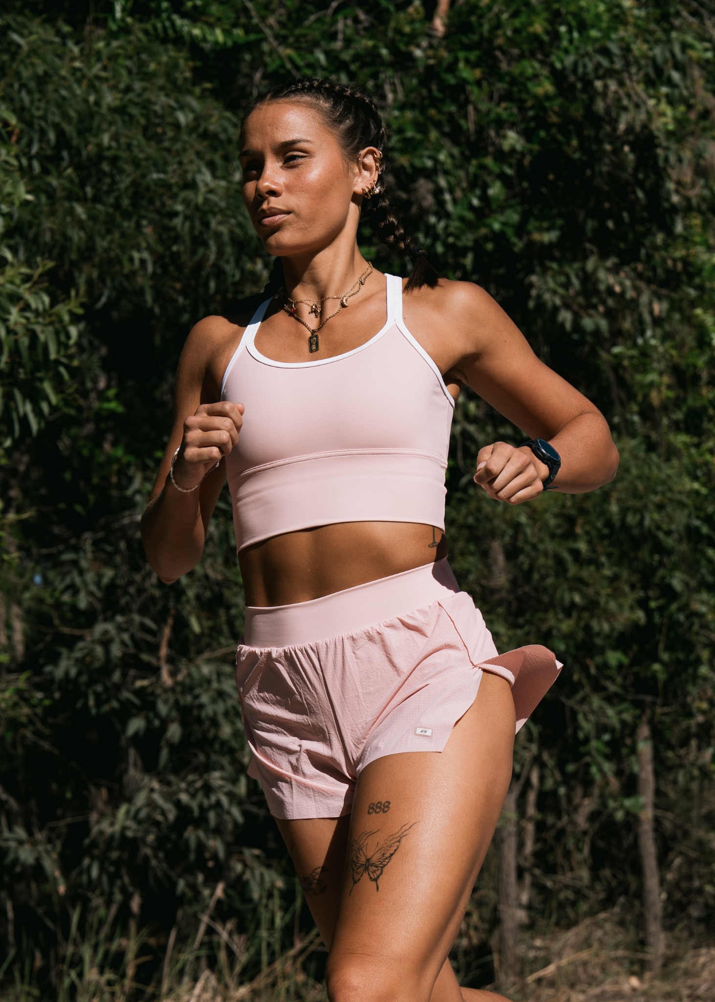 Women's On Call Crop - Petal Pink