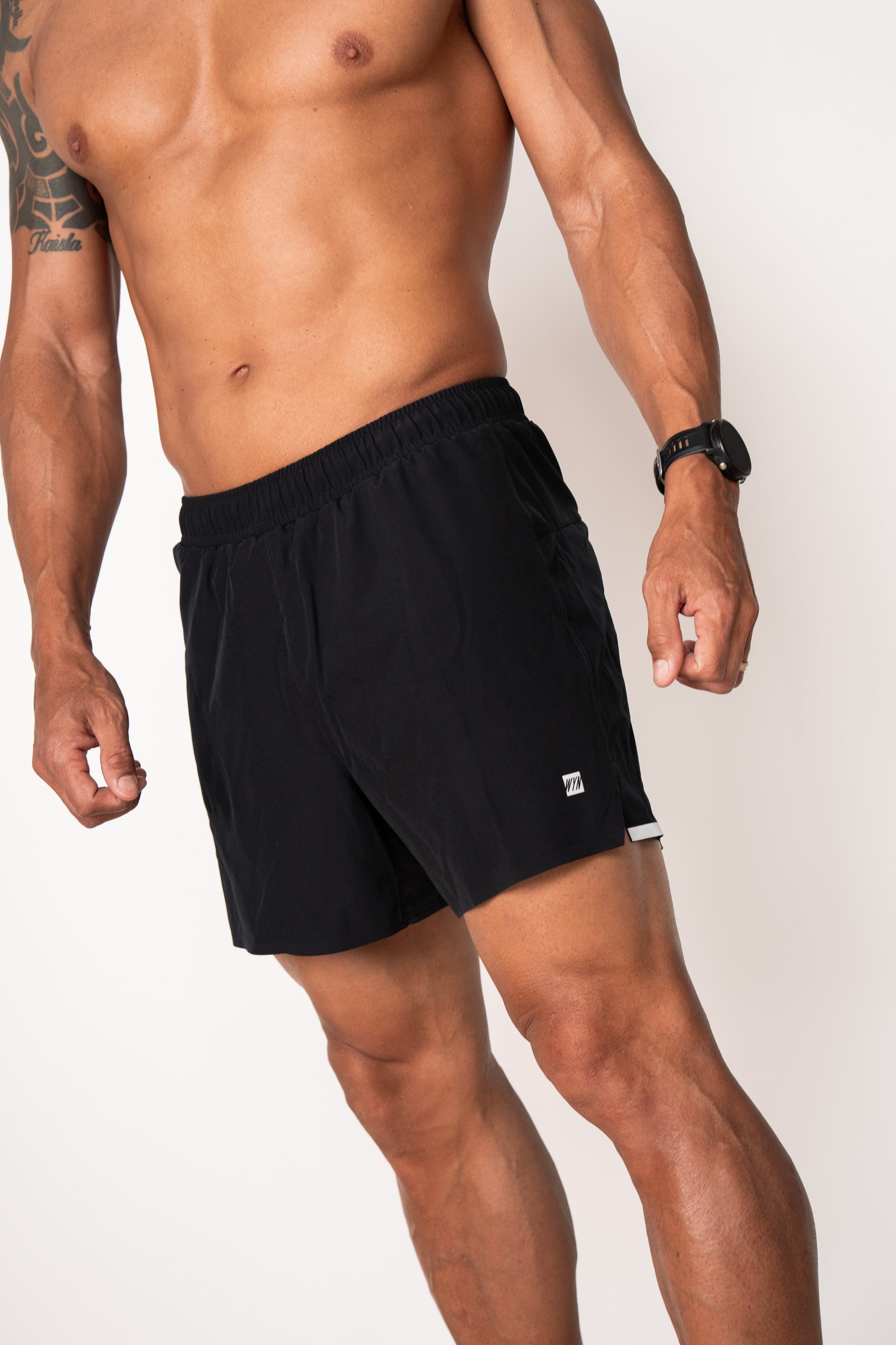 Men's Noosa 2.0 Run Short (5")- Black