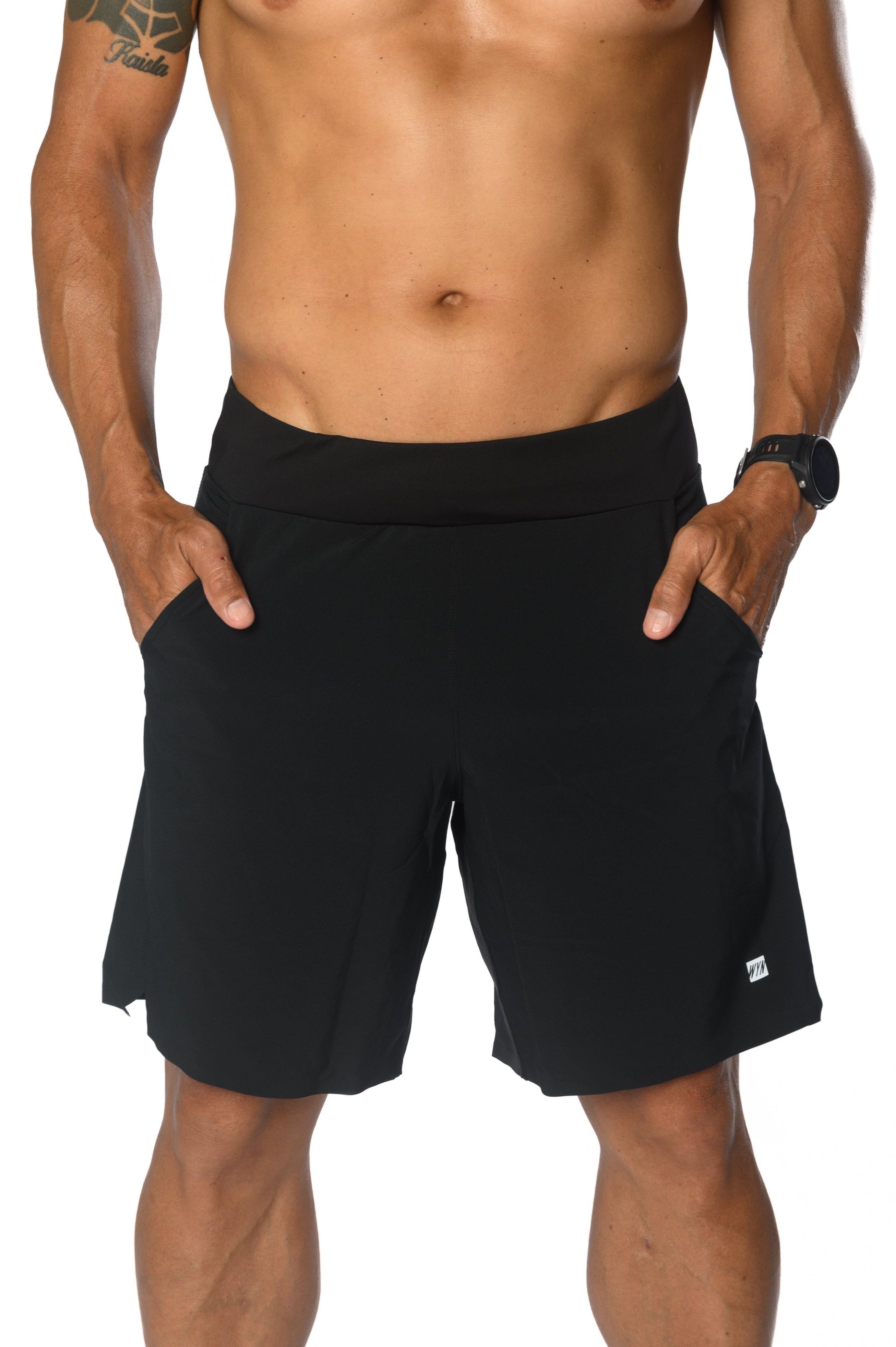 Women's WYN Active Arvo Short (Unlined 9.5") - Black