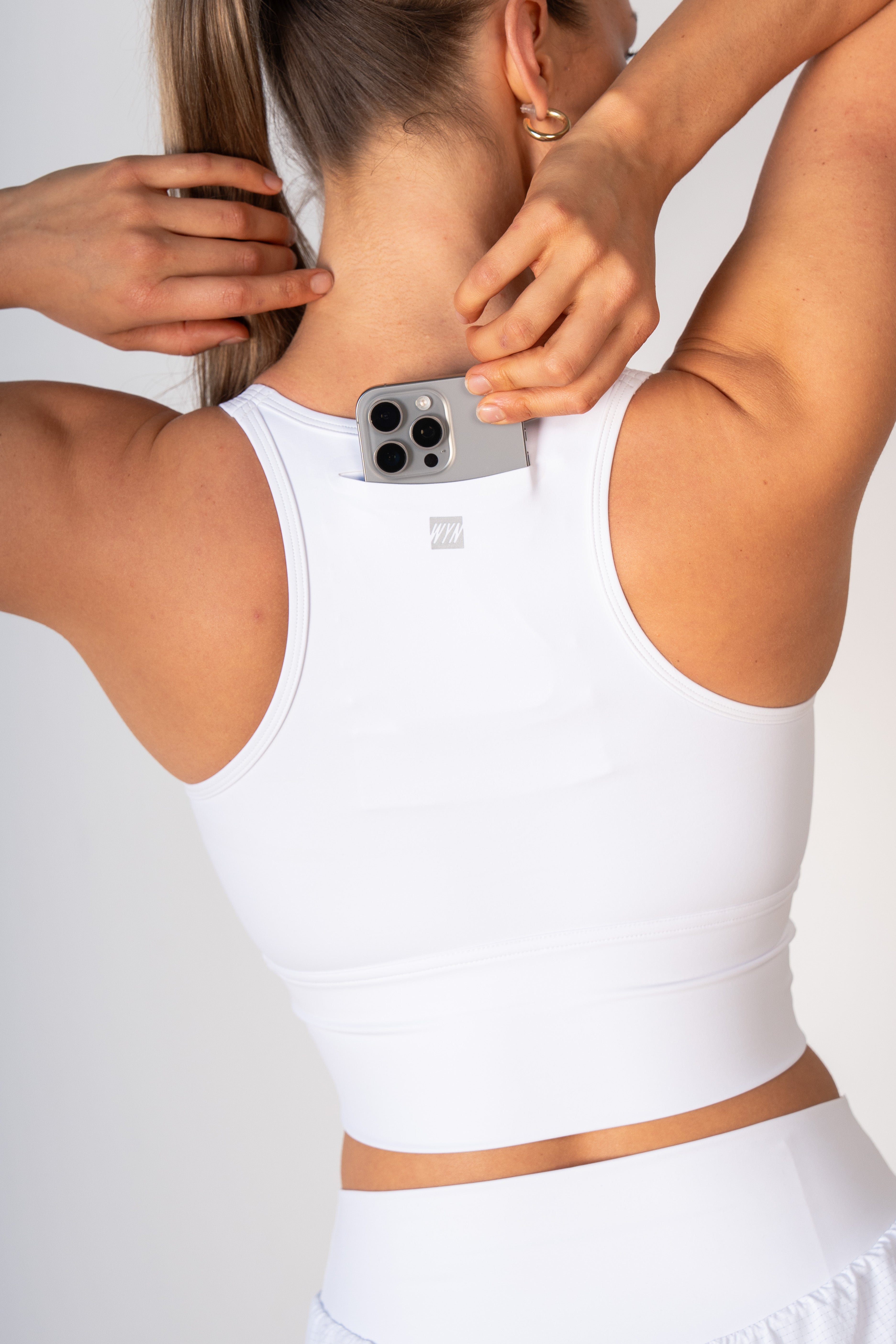 Women's On Call Crop - White