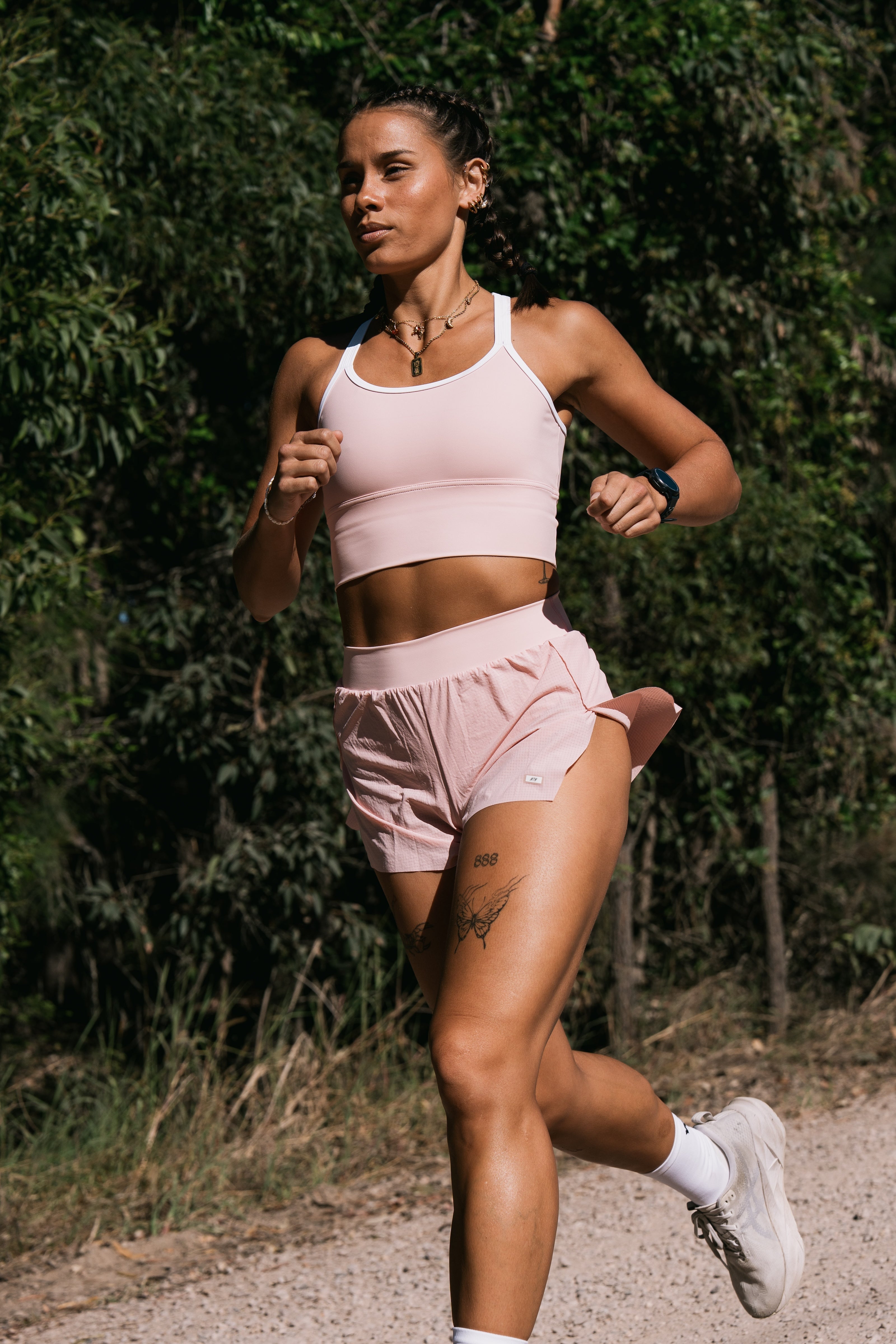 Women's Pace Short (3") - Petal Pink