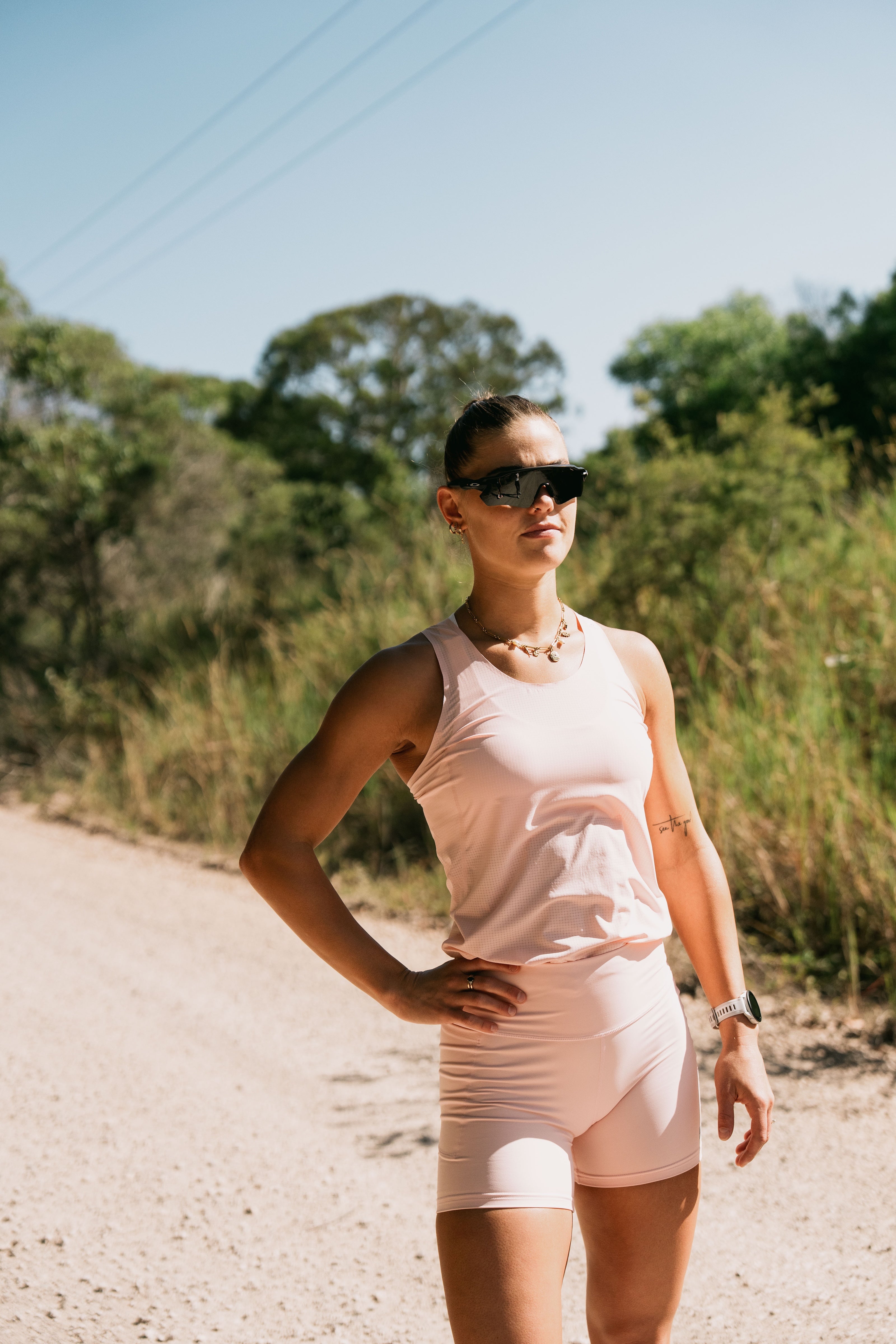 Women's Pace Tank - Petal Pink