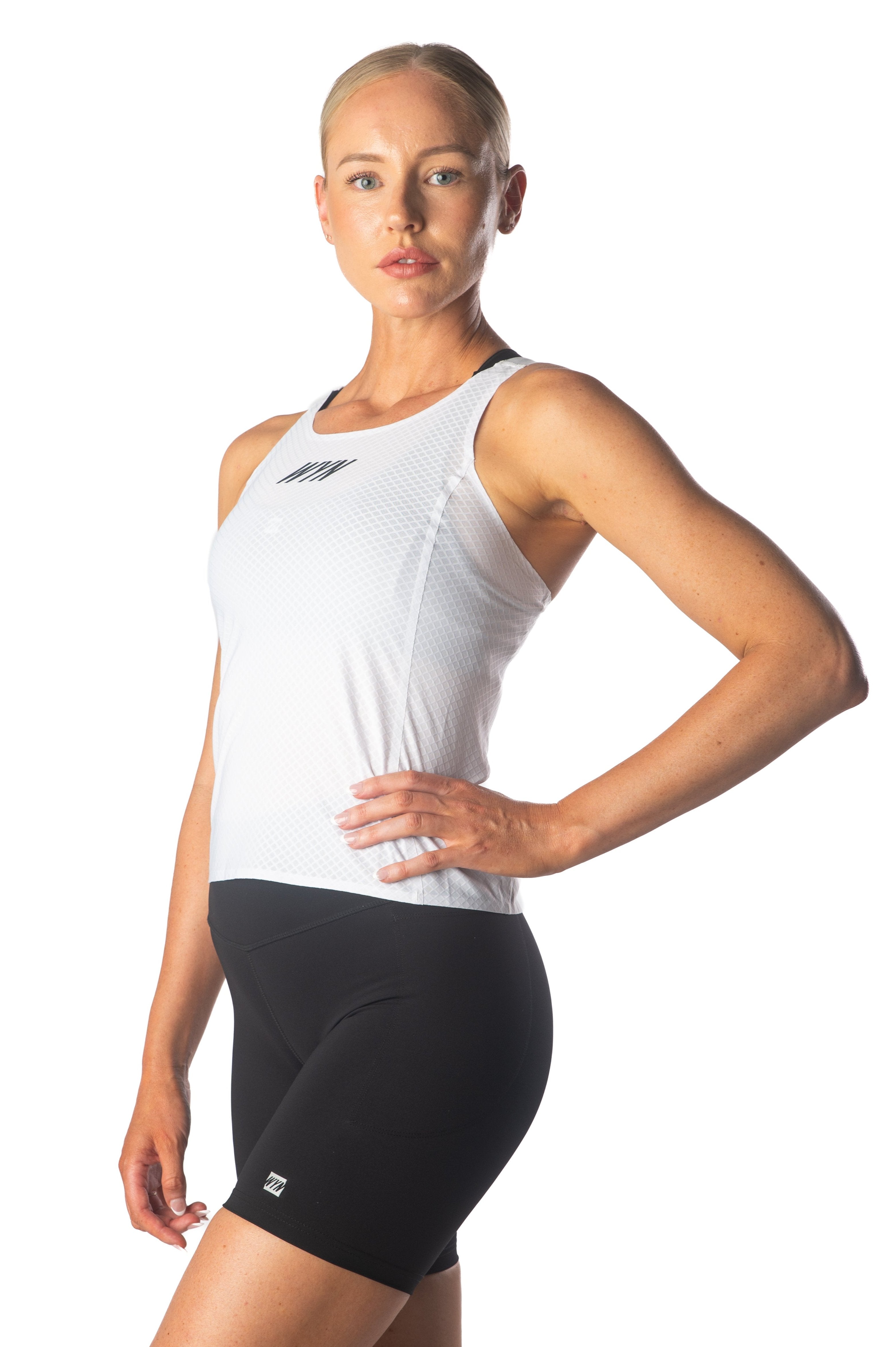 Women's WYN Active Club Tank - White