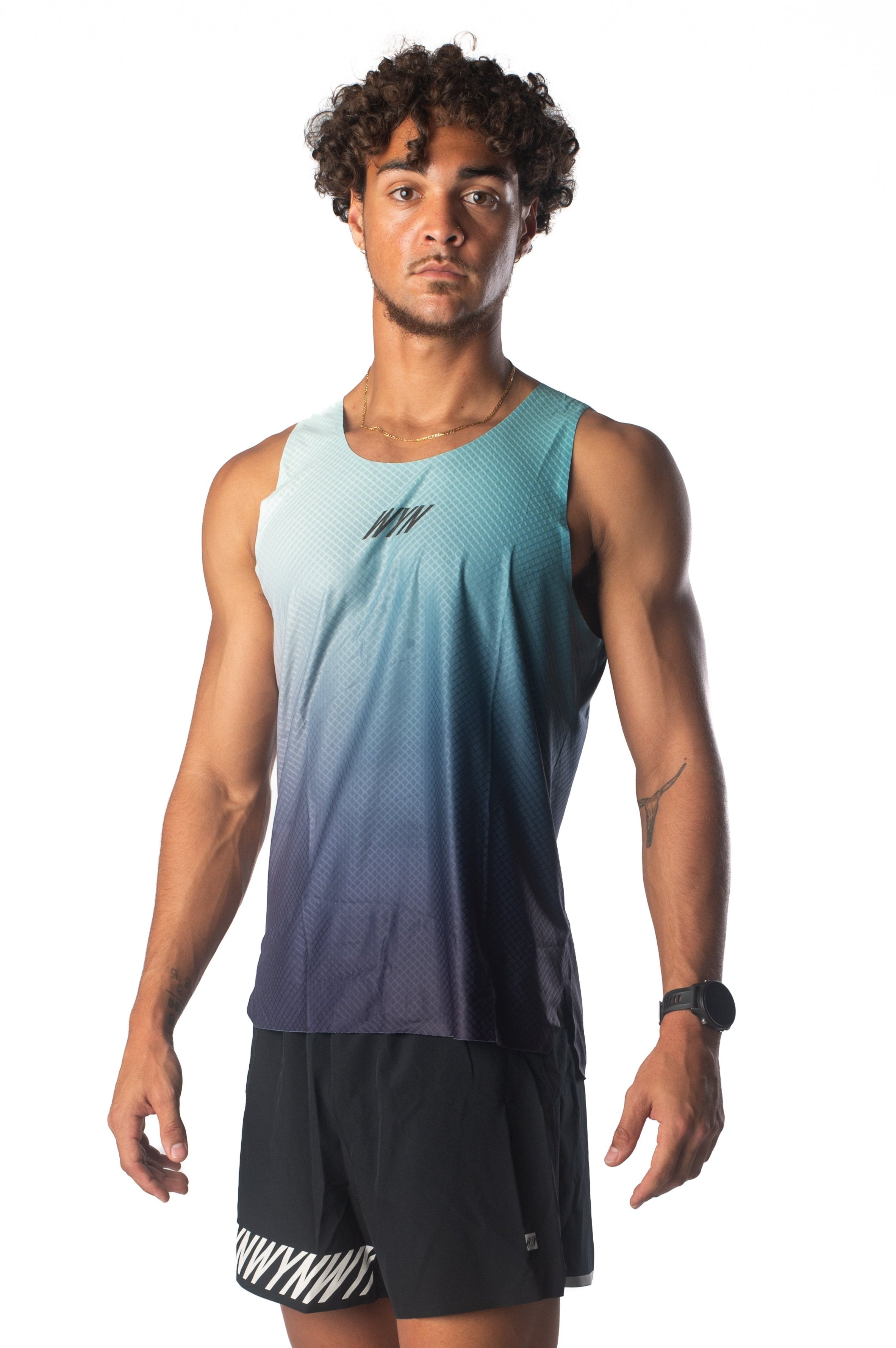 Men's WC24 Performance Tank - Nice Azure