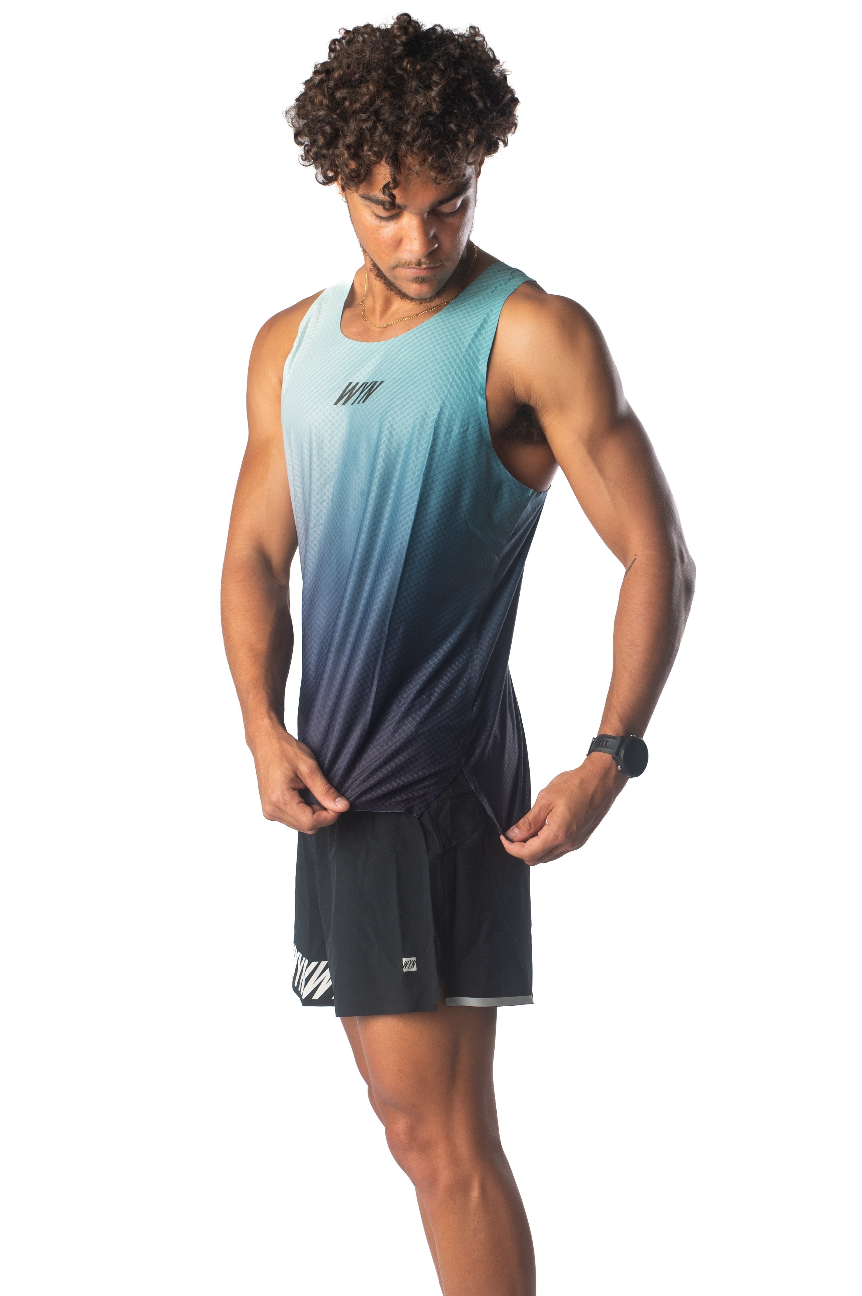 Men's WC24 Performance Tank - Nice Azure