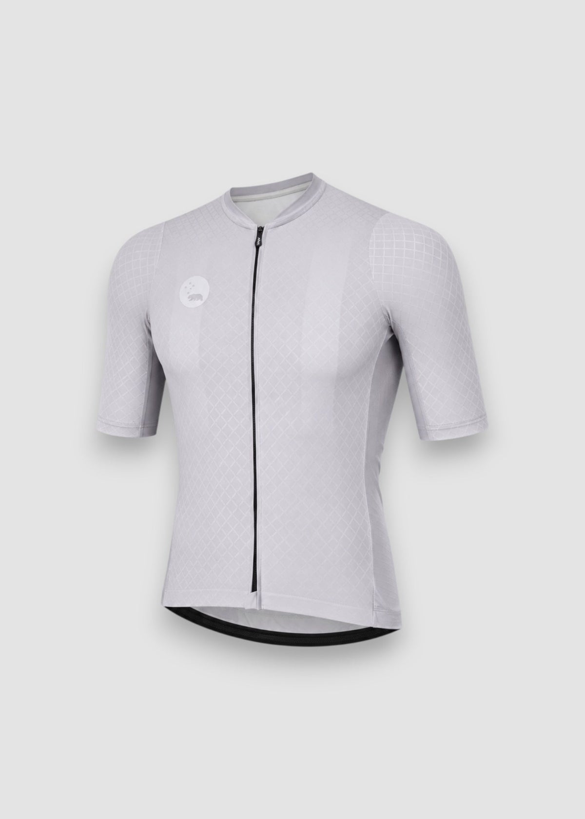 Men's LUCEO Pro Racer Cycling Jersey - Silver