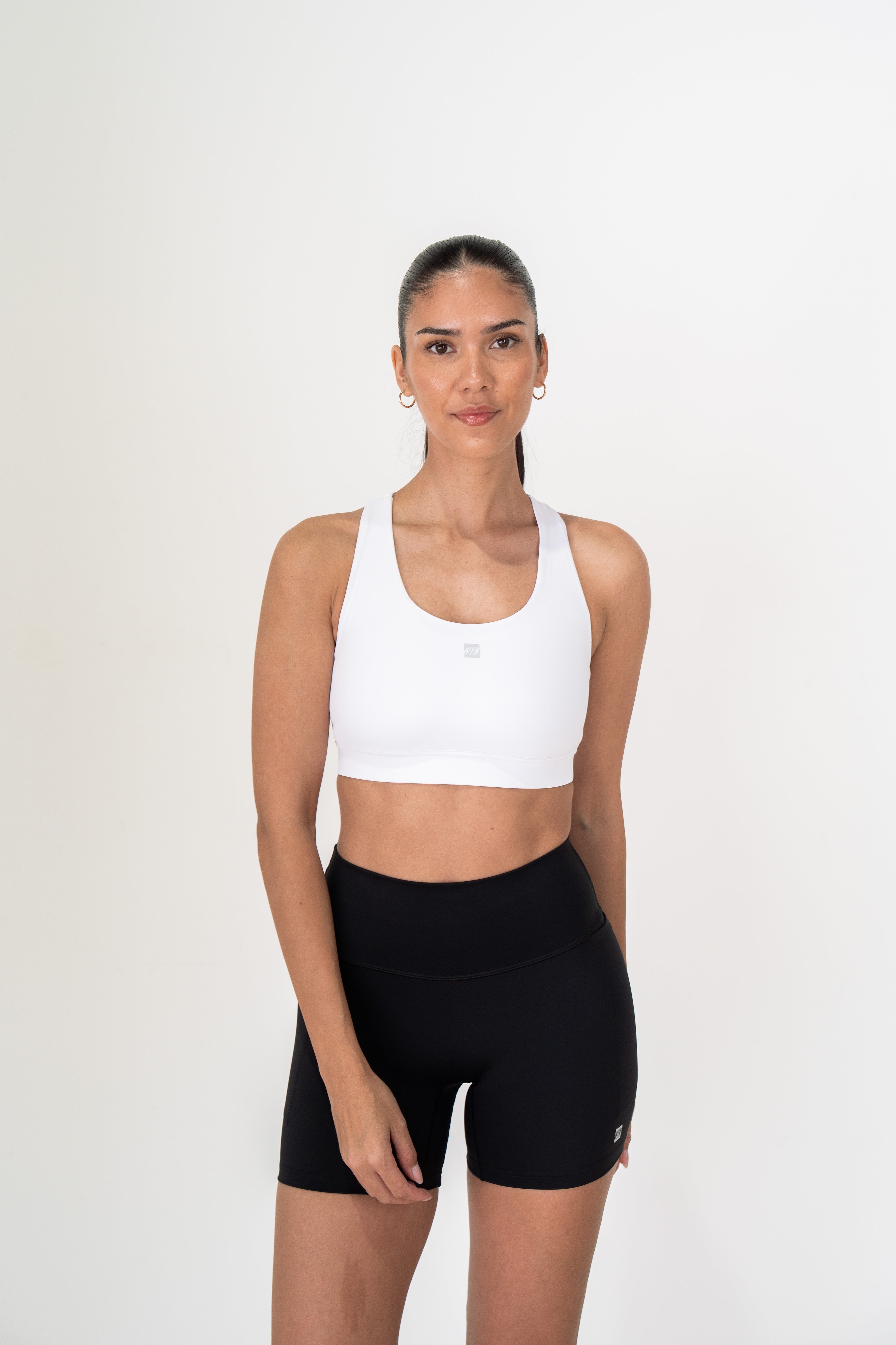 Women's Stash Racerback Bra - White