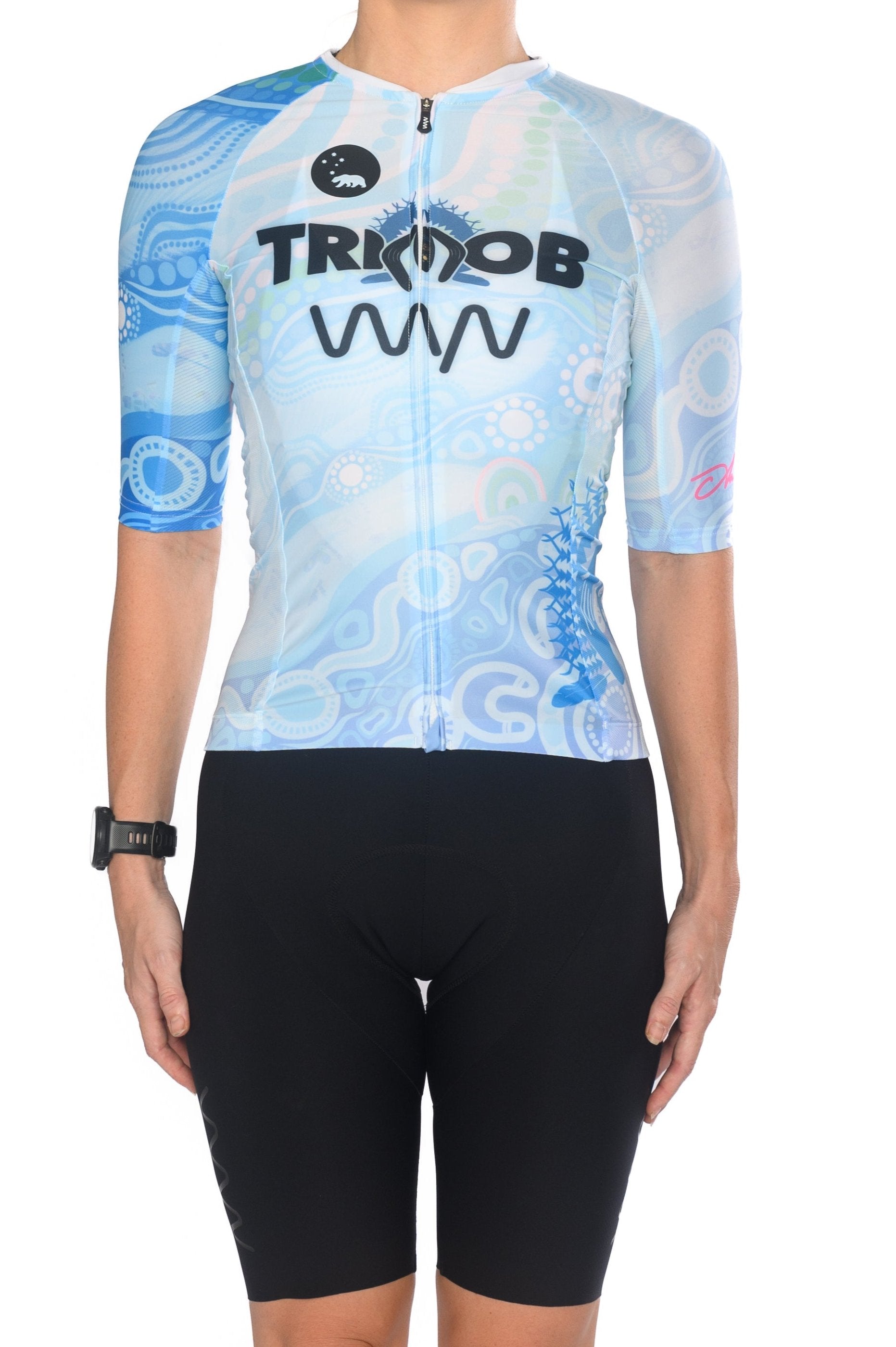 Women's Tri Mob Premium Cycling Jersey - Amiwarre