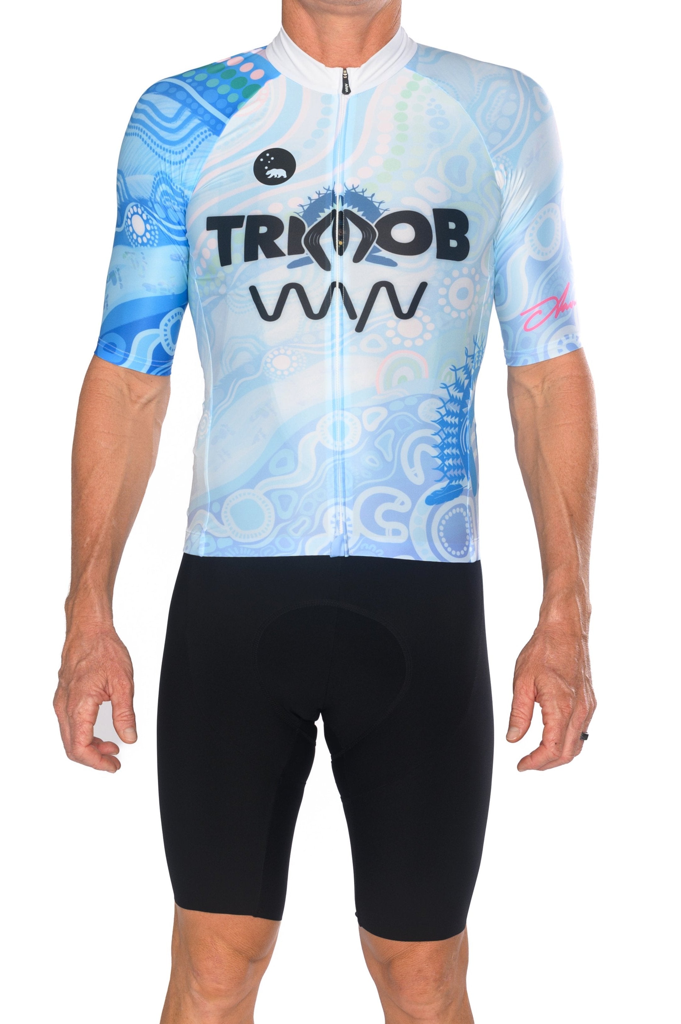 Men's Tri Mob Premium Cycling Jersey - Amiwarre