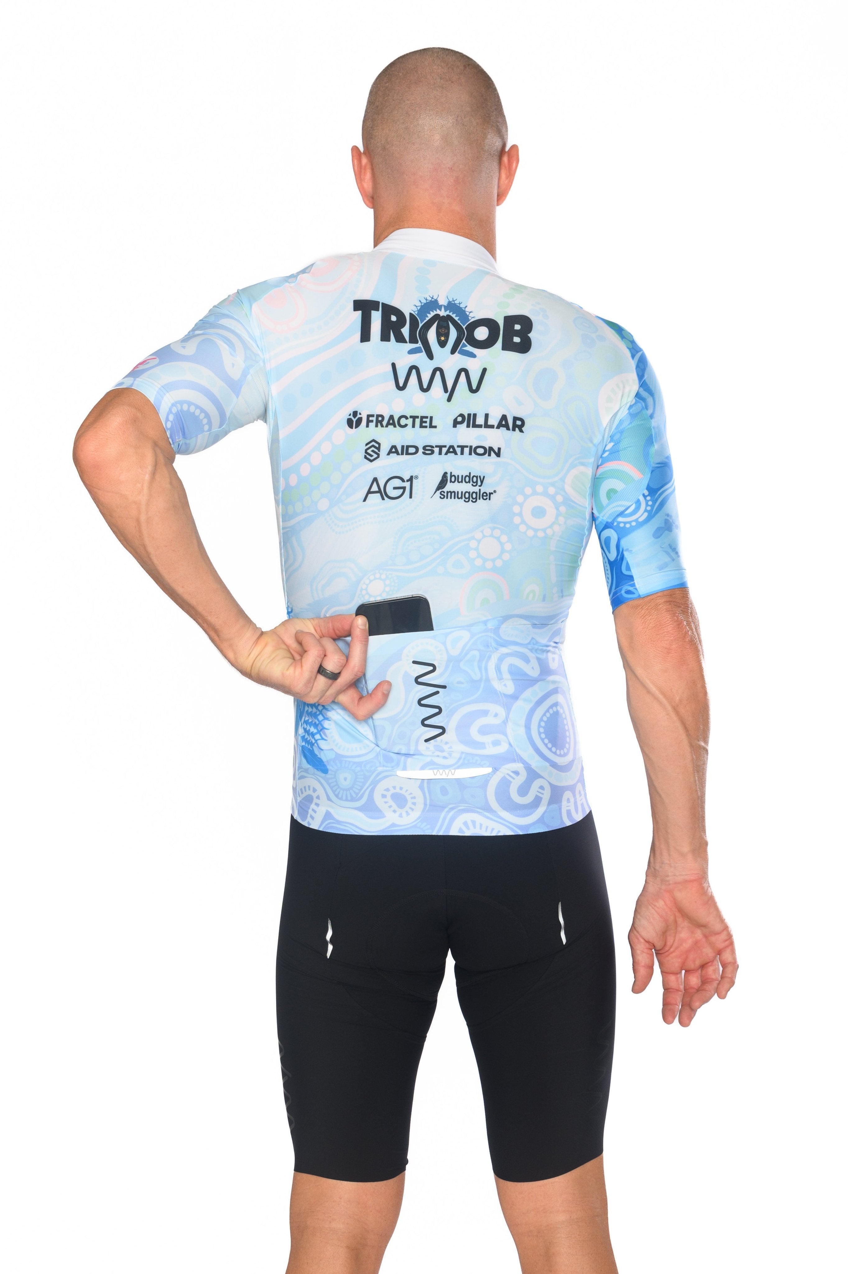 Men's Tri Mob Premium Cycling Jersey - Amiwarre