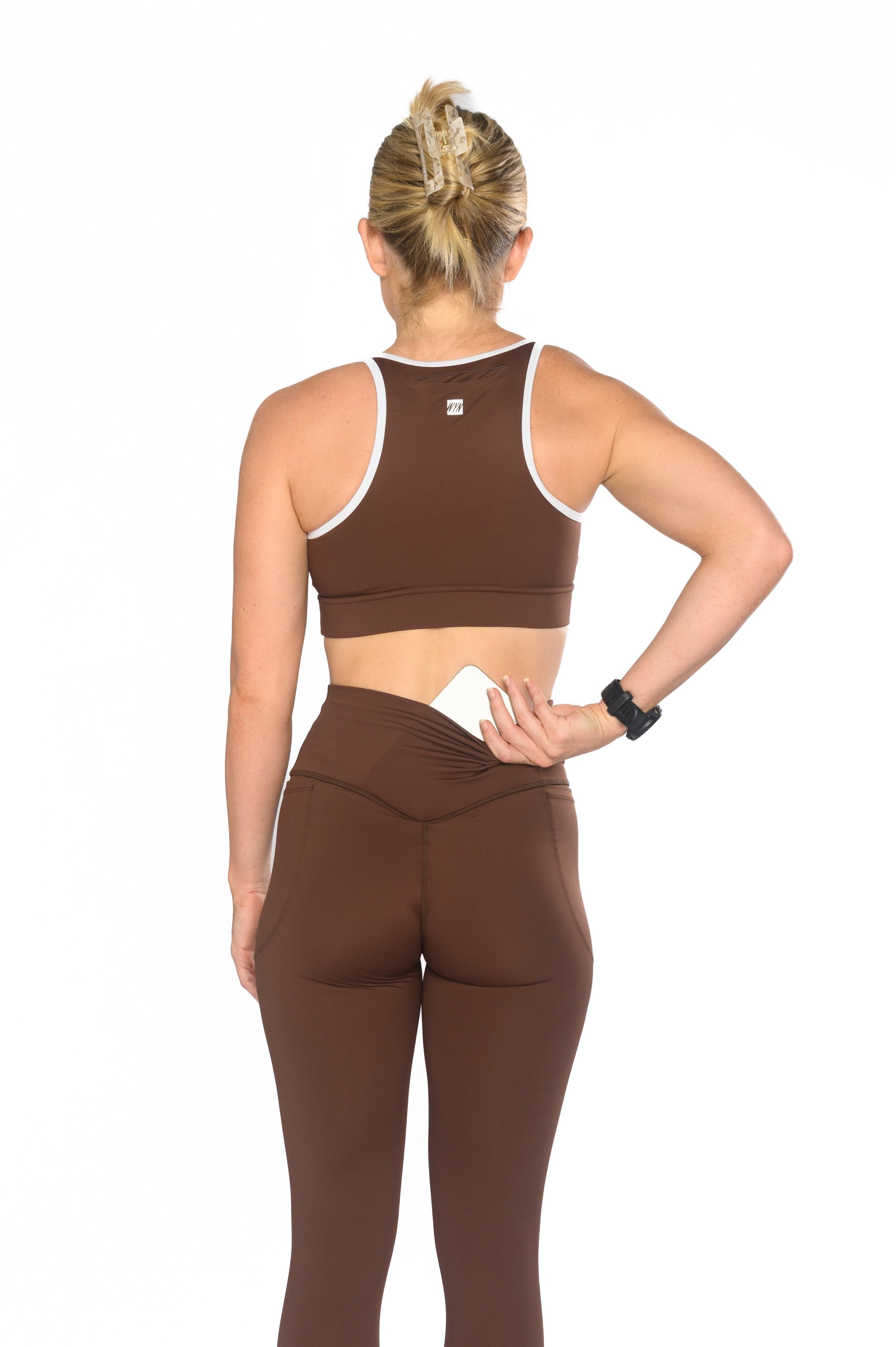 Women's Flow & Go Full Length Tights - Cocoa