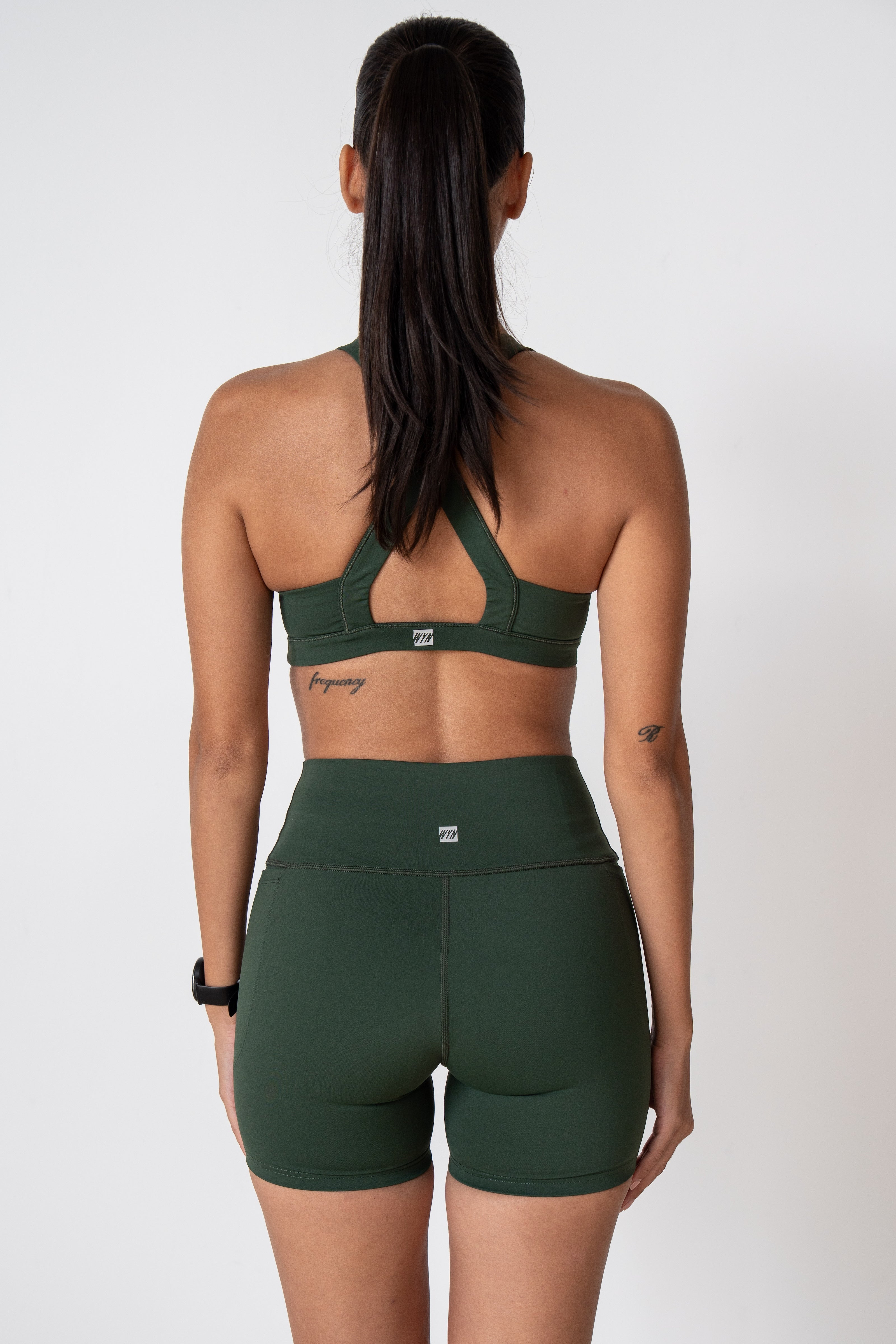 Women's Stride Shorts 4" - Evergreen