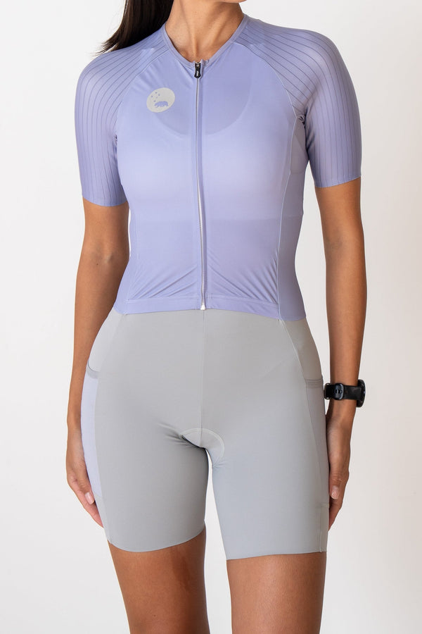 Women's Hi Velocity X Tri Suit - Lilac/Platinum