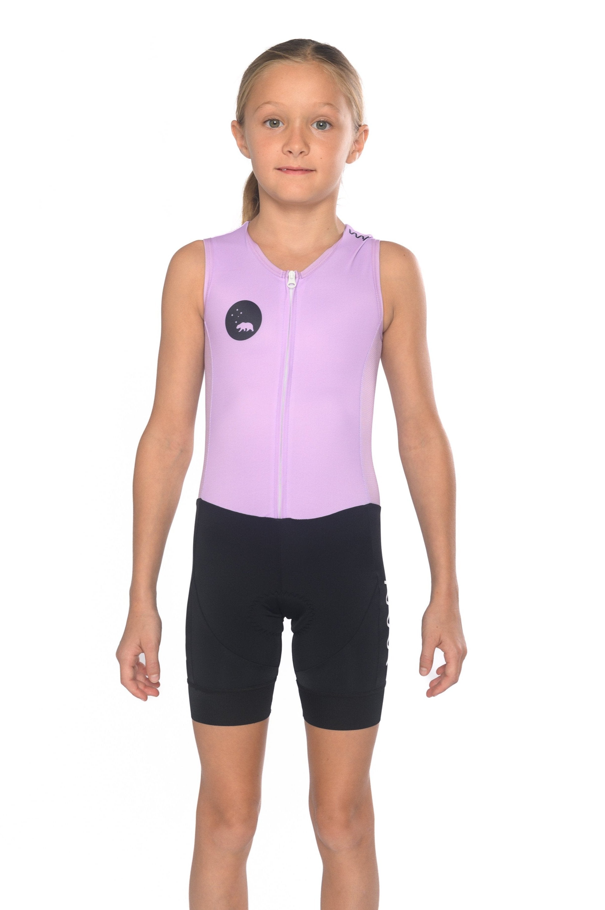 Unisex Youth Triathlon Suit - Lavender