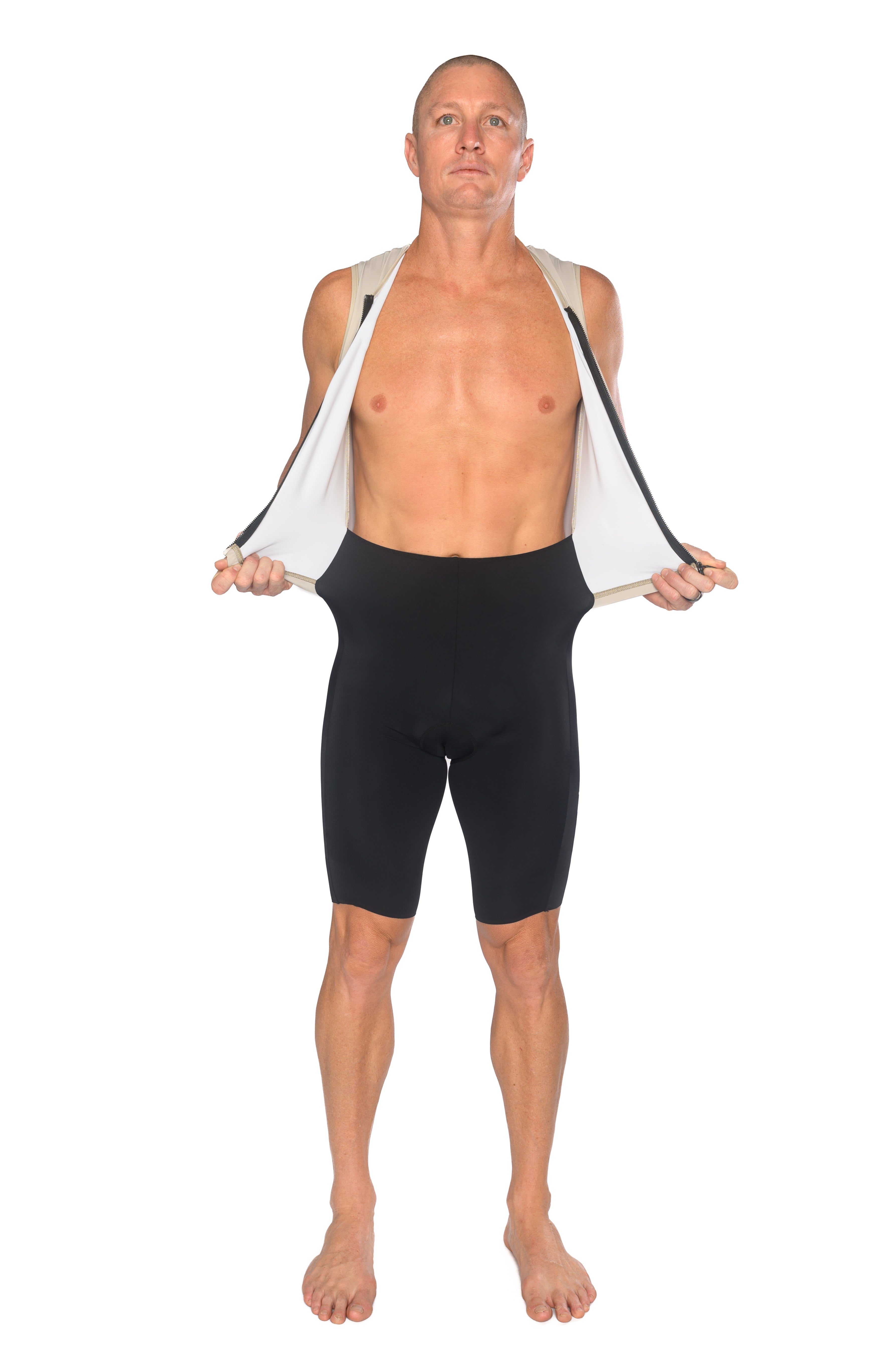 Men's Velocity Sleeveless Tri Suit - Champagne