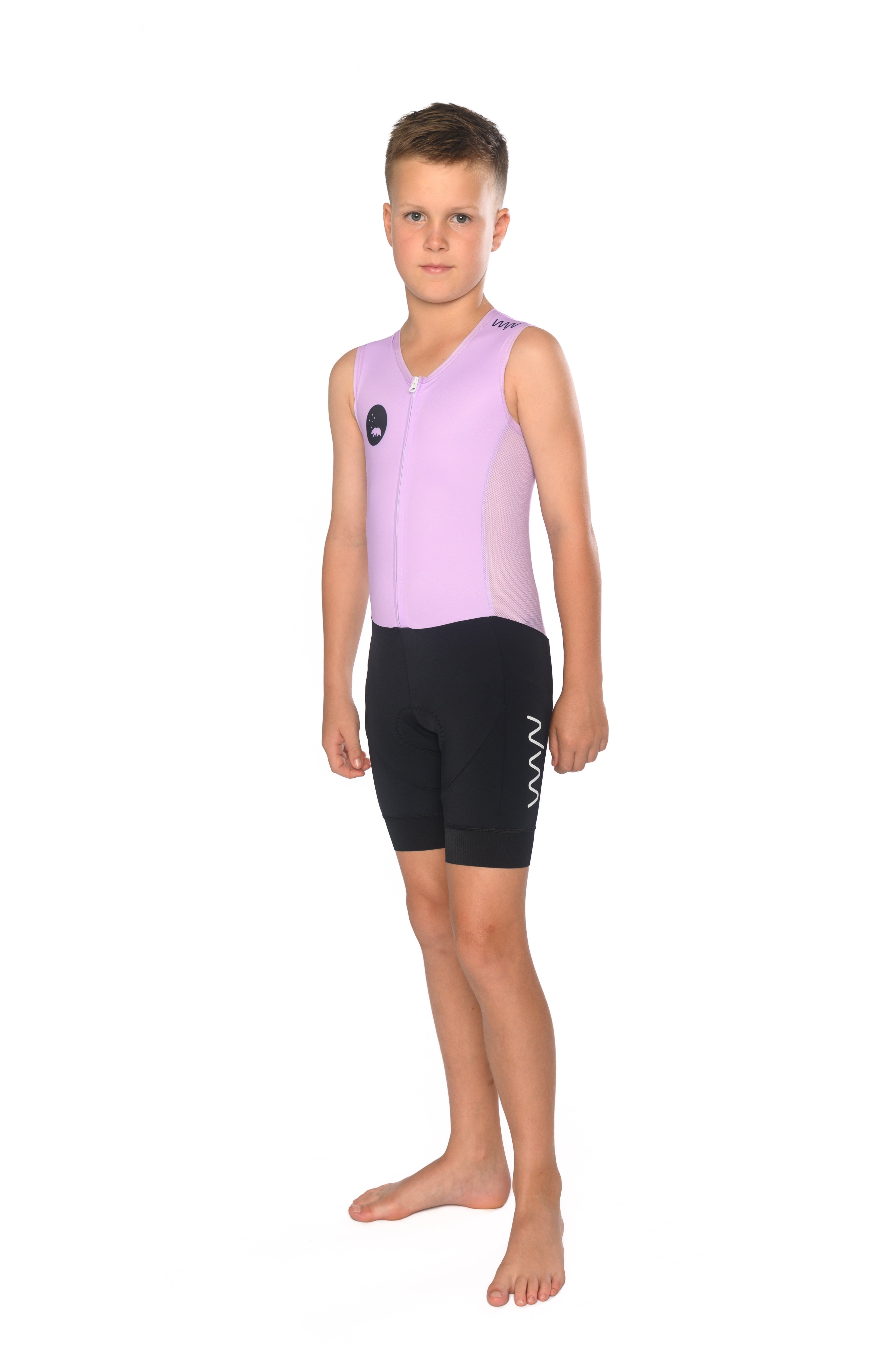 Unisex Youth Triathlon Suit - Lavender