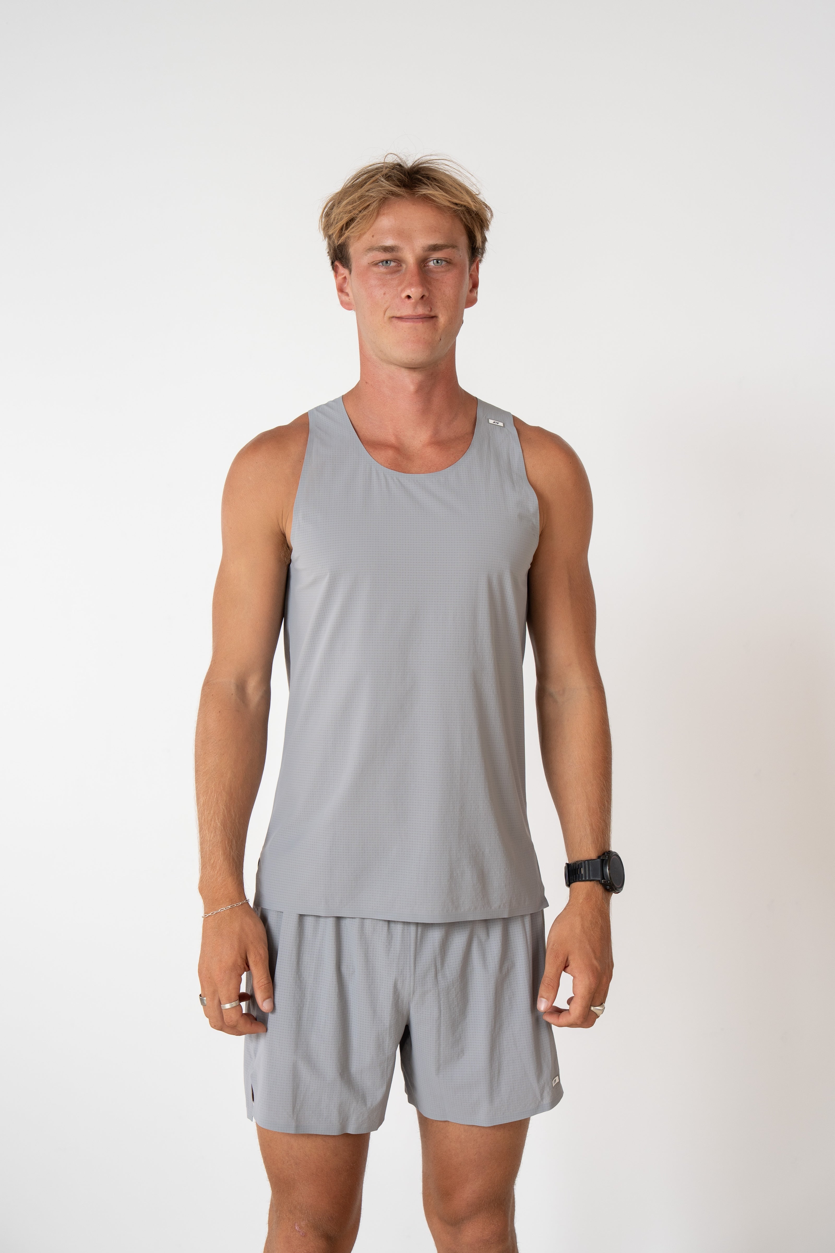 Men's Pace Tank - Platinum