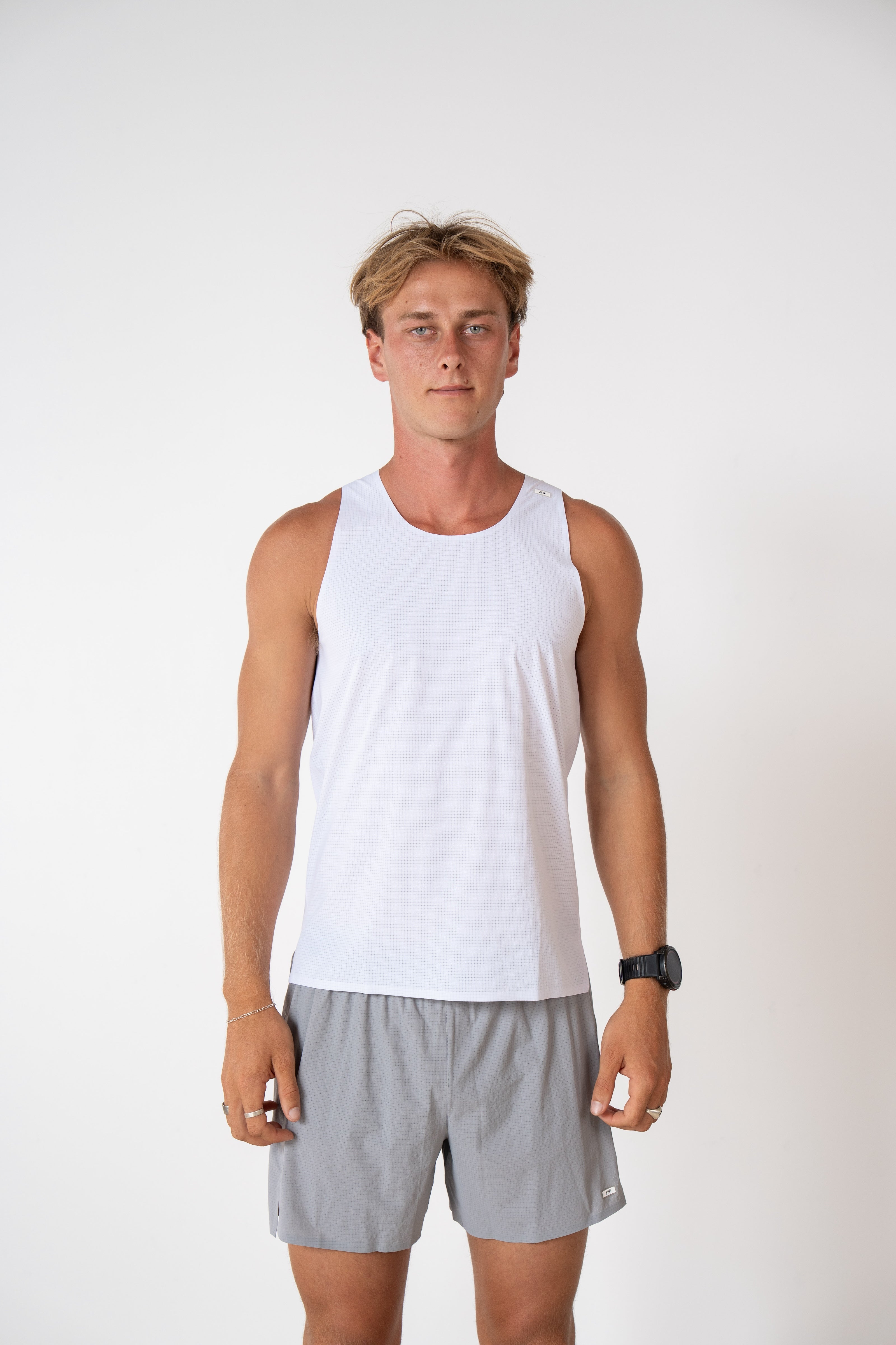 Men's Pace Tank - White